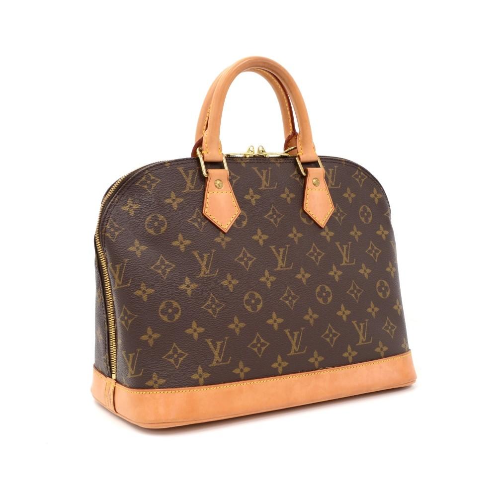 Louis Vuitto Alma Monogram Canvas Handbag