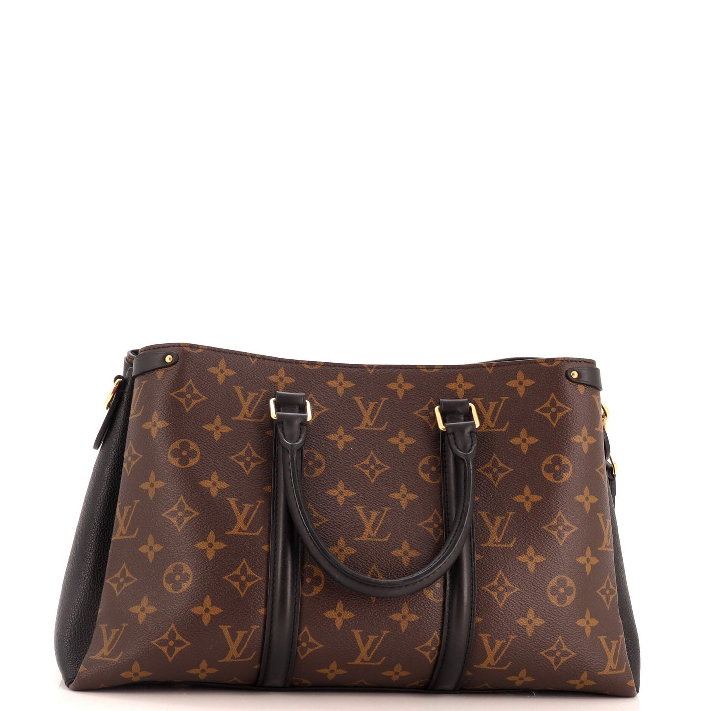 Louis Vuitton Soufflot Tote Monogram Canvas with Leather MM