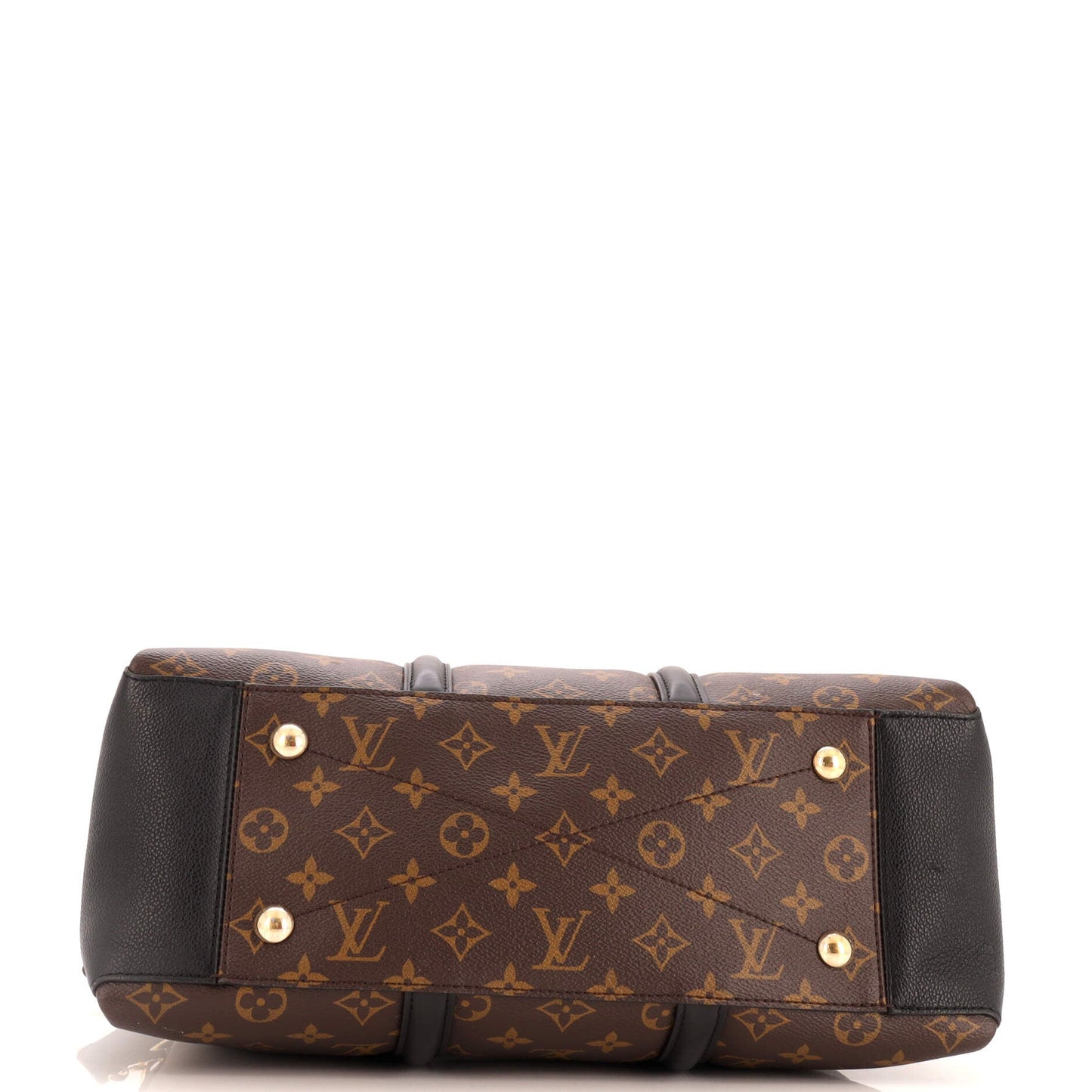 Louis Vuitton Soufflot Tote Monogram Canvas with Leather MM