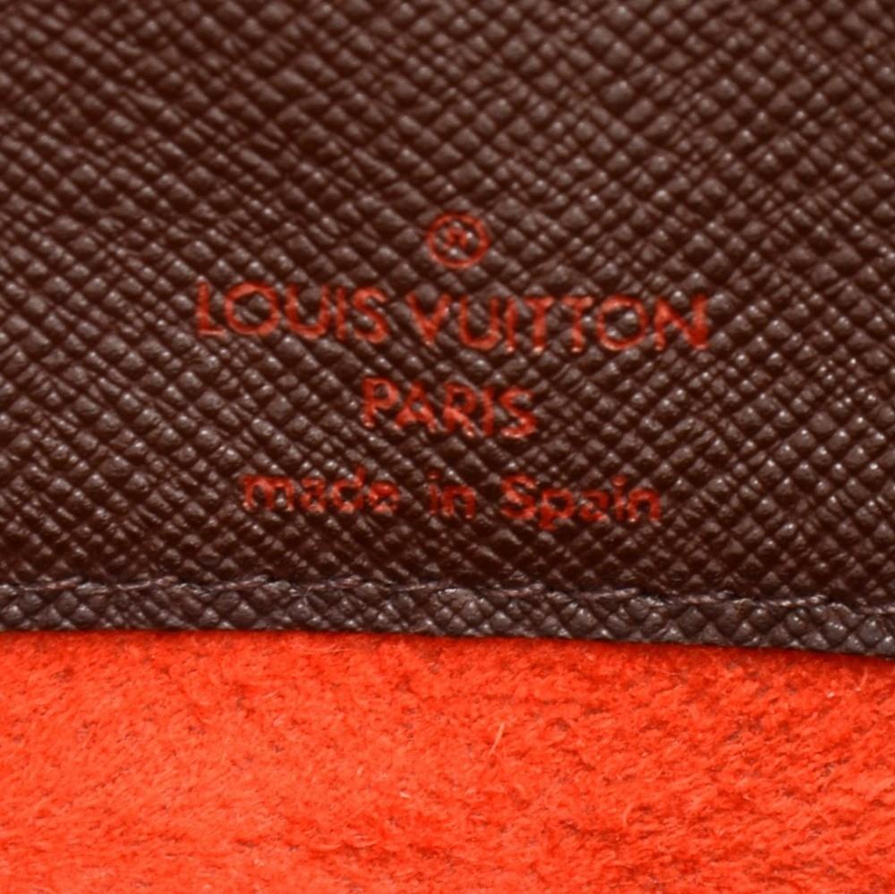 Louis Vuitto Musette Tango Damier Ebene Canvas Shoulder Bag