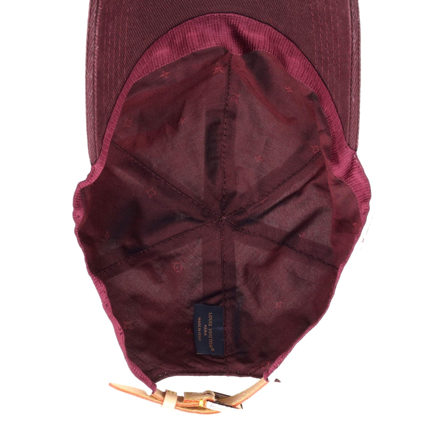 Louis Vuitton Baseball Cap Limited Edition Embroidered Cotton LV League