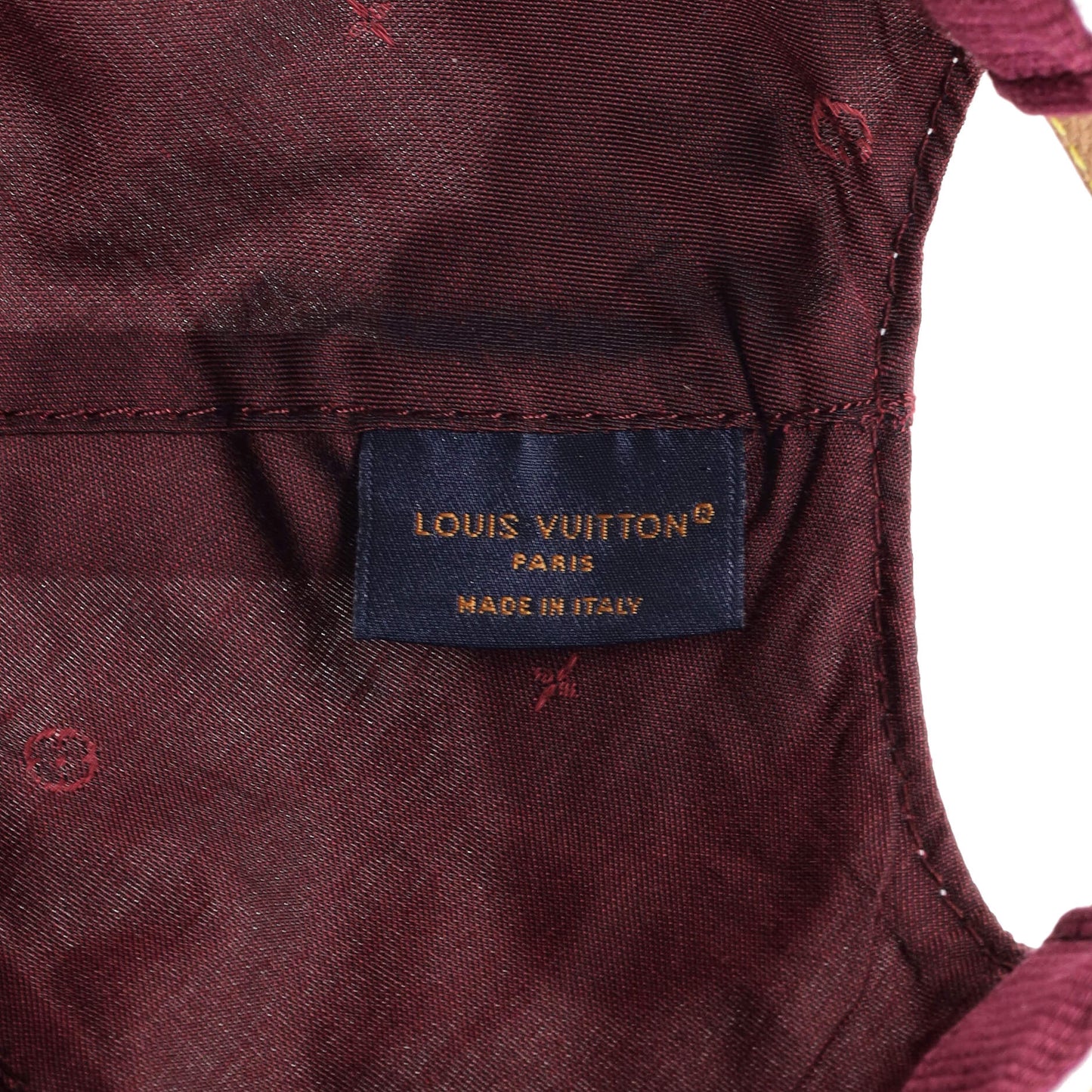 Louis Vuitton Baseball Cap Limited Edition Embroidered Cotton LV League