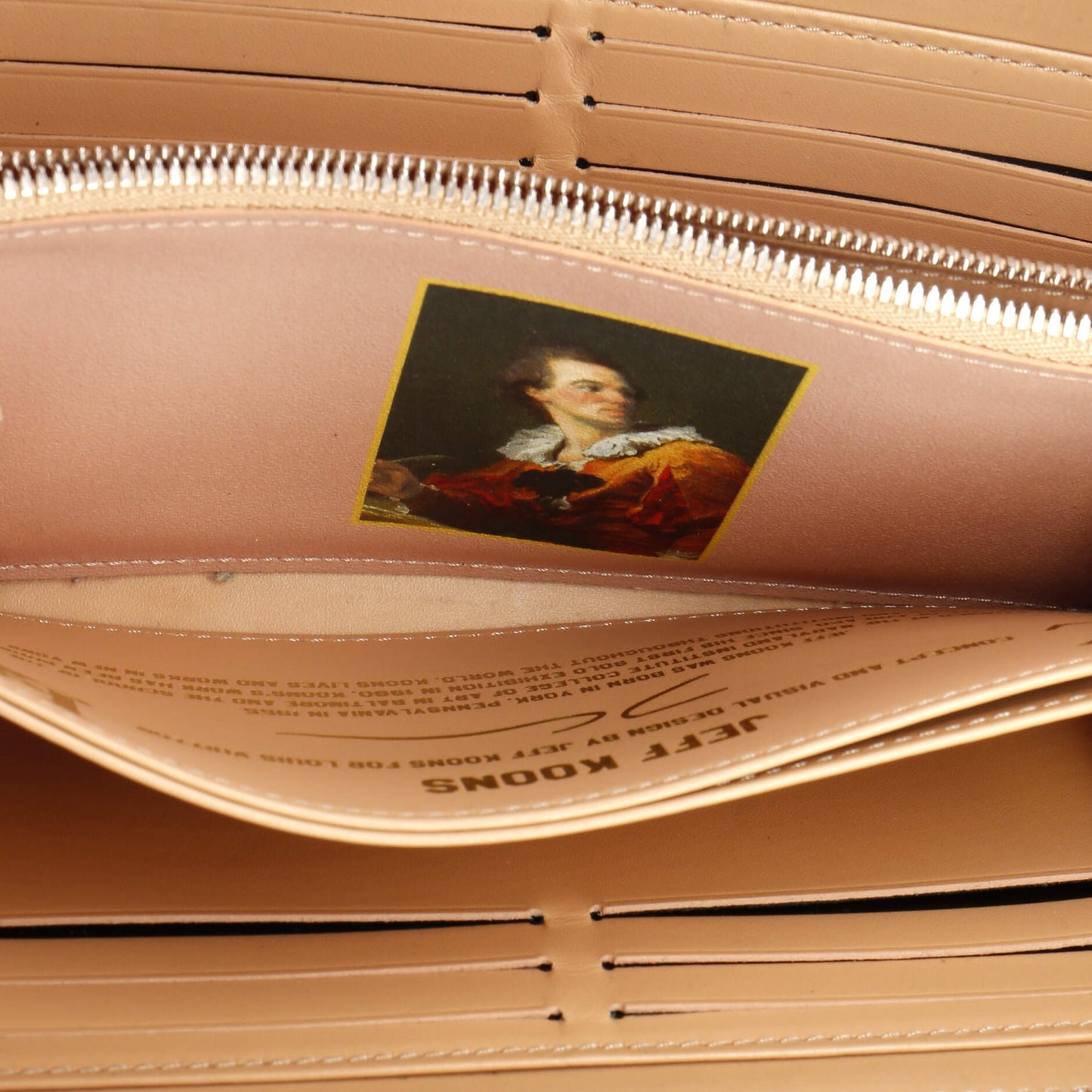 Louis Vuitton Zippy Wallet Limited Edition Jeff Koons Fragonard Print Canvas