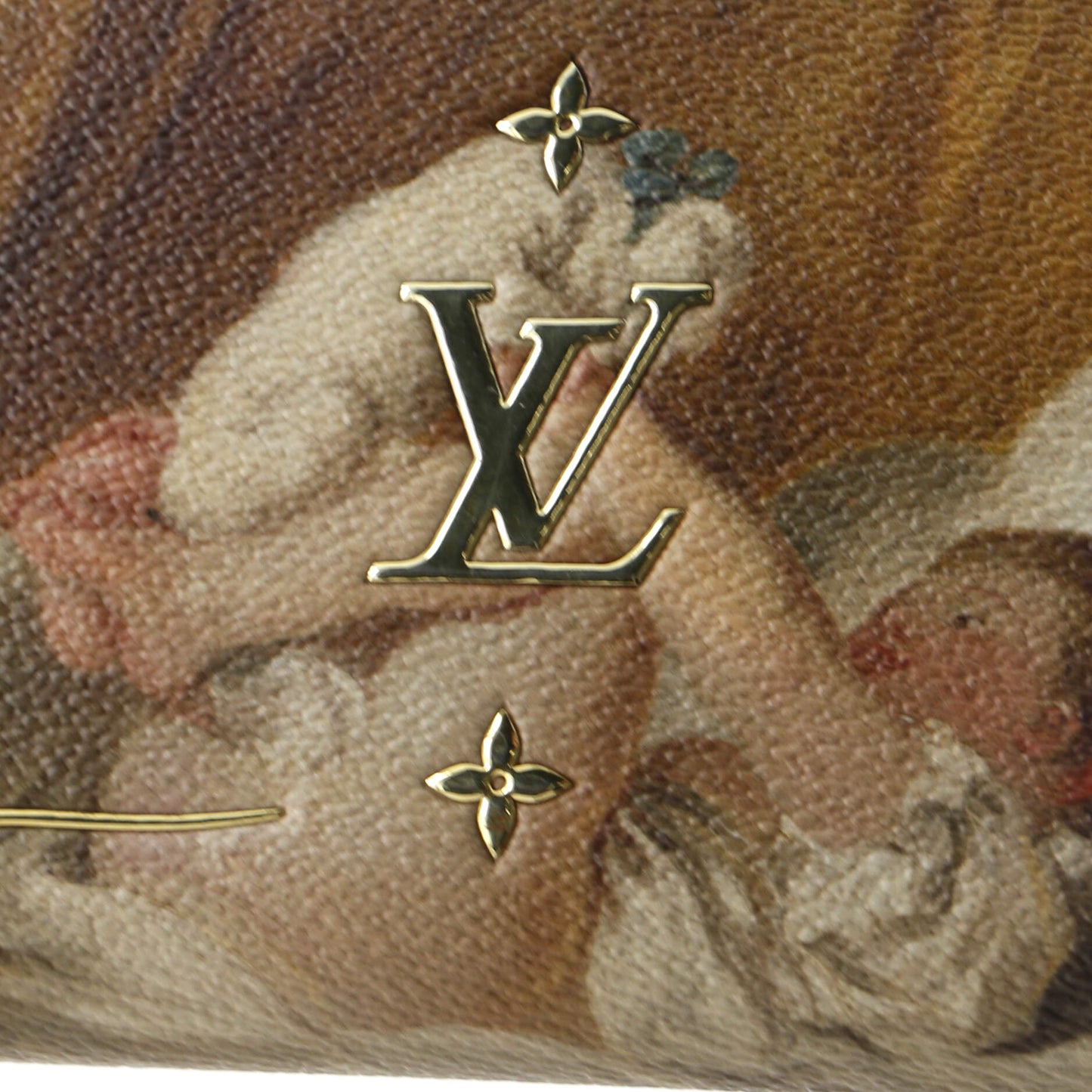 Louis Vuitton Zippy Wallet Limited Edition Jeff Koons Fragonard Print Canvas