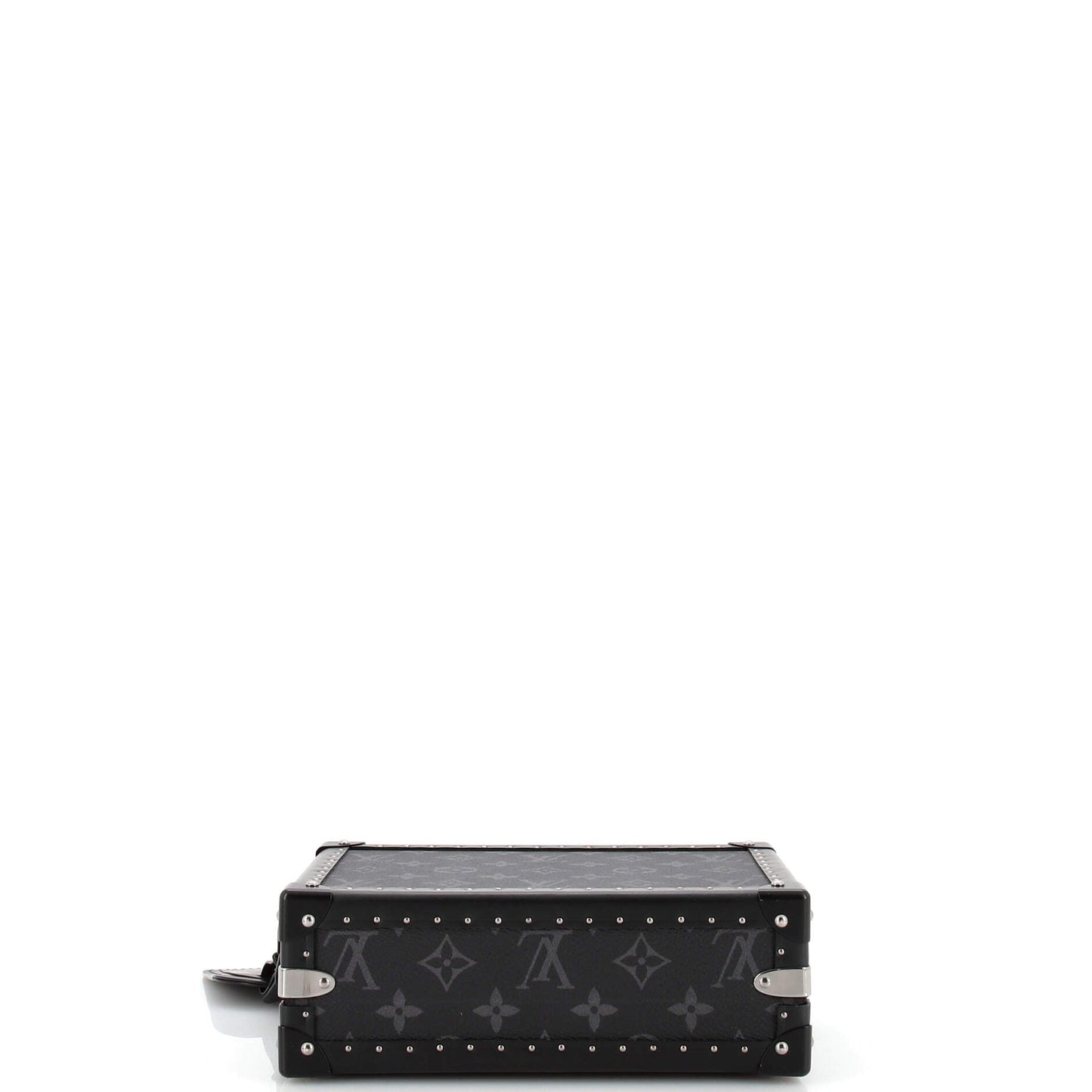 Louis Vuitton Clutch Box Bag Monogram Eclipse and Leather
