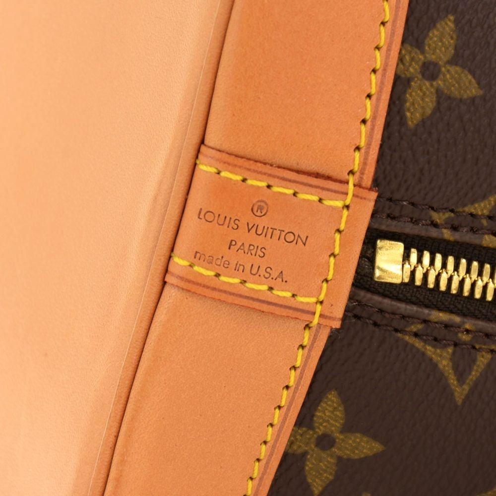 Louis Vuitto Alma Monogram Canvas Handbag