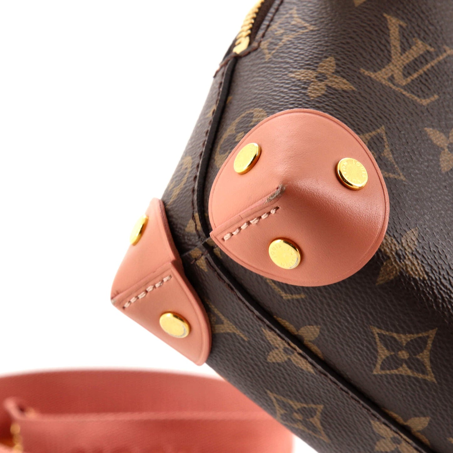 Louis Vuitton Petite Malle Souple Handbag Monogram Canvas