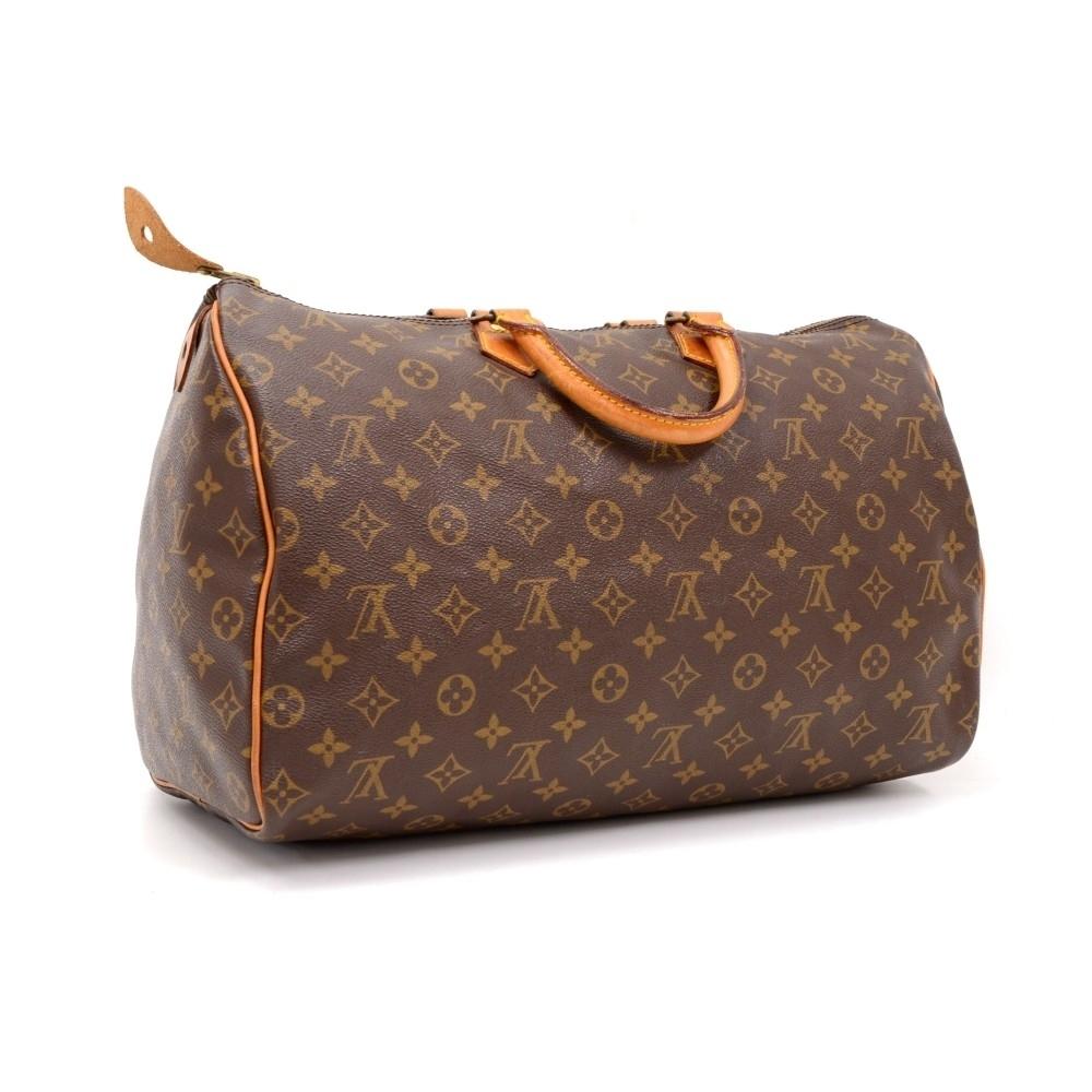 Louis Vuitto Speedy 40 Monogram Canvas Handbag