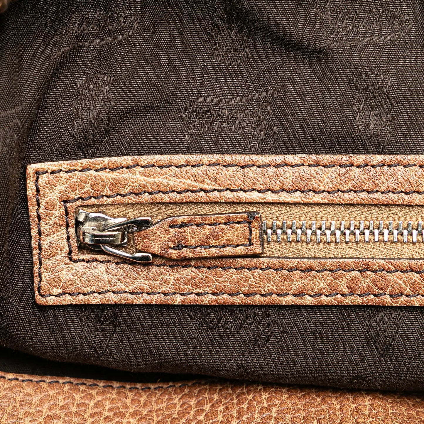 GLM-- Bamboo Bar Tote Bag Medium Brown GG Canvas