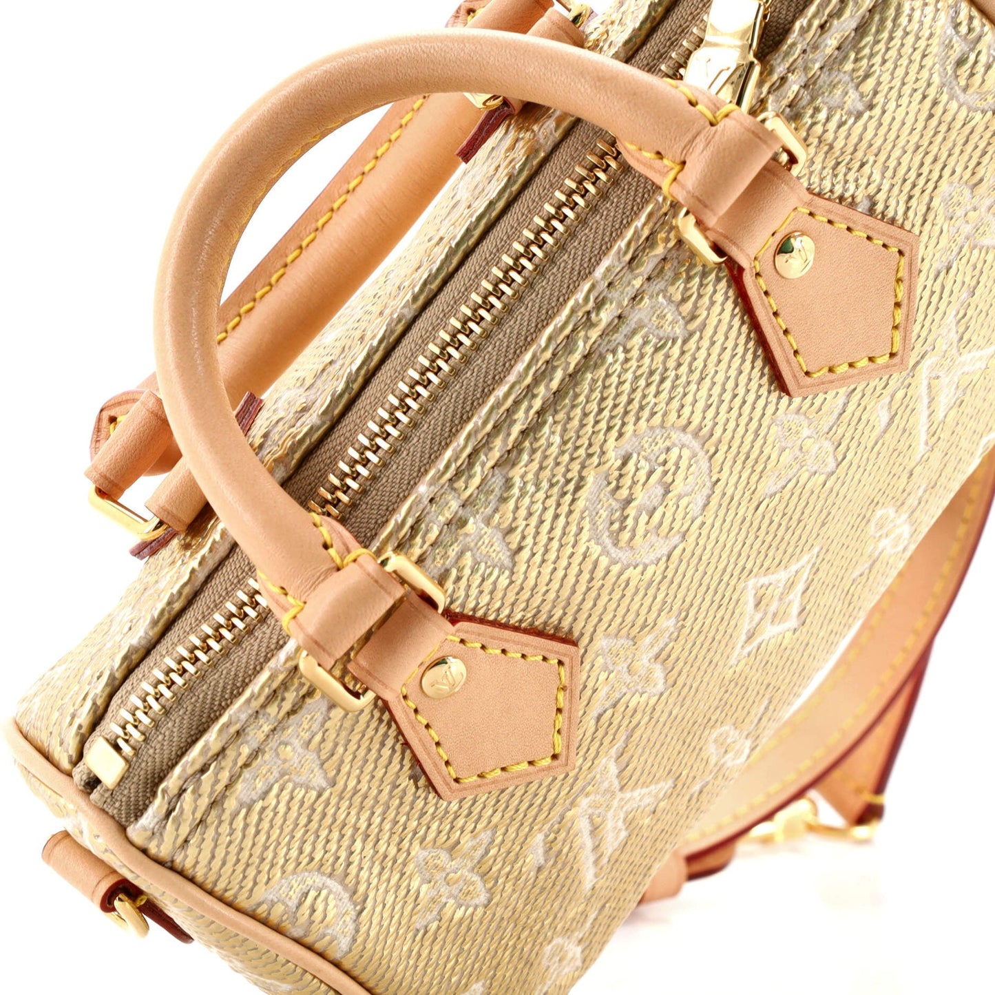 Louis Vuitton Speedy Bandouliere Bag Monoglam Jacquard Canvas Nano