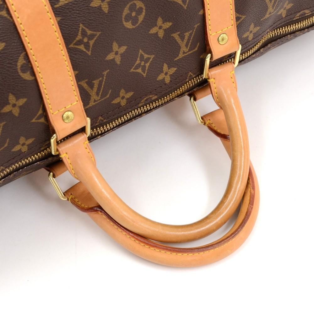 Louis Vuitto Keepall 50 Monogram Canvas Travel Bag