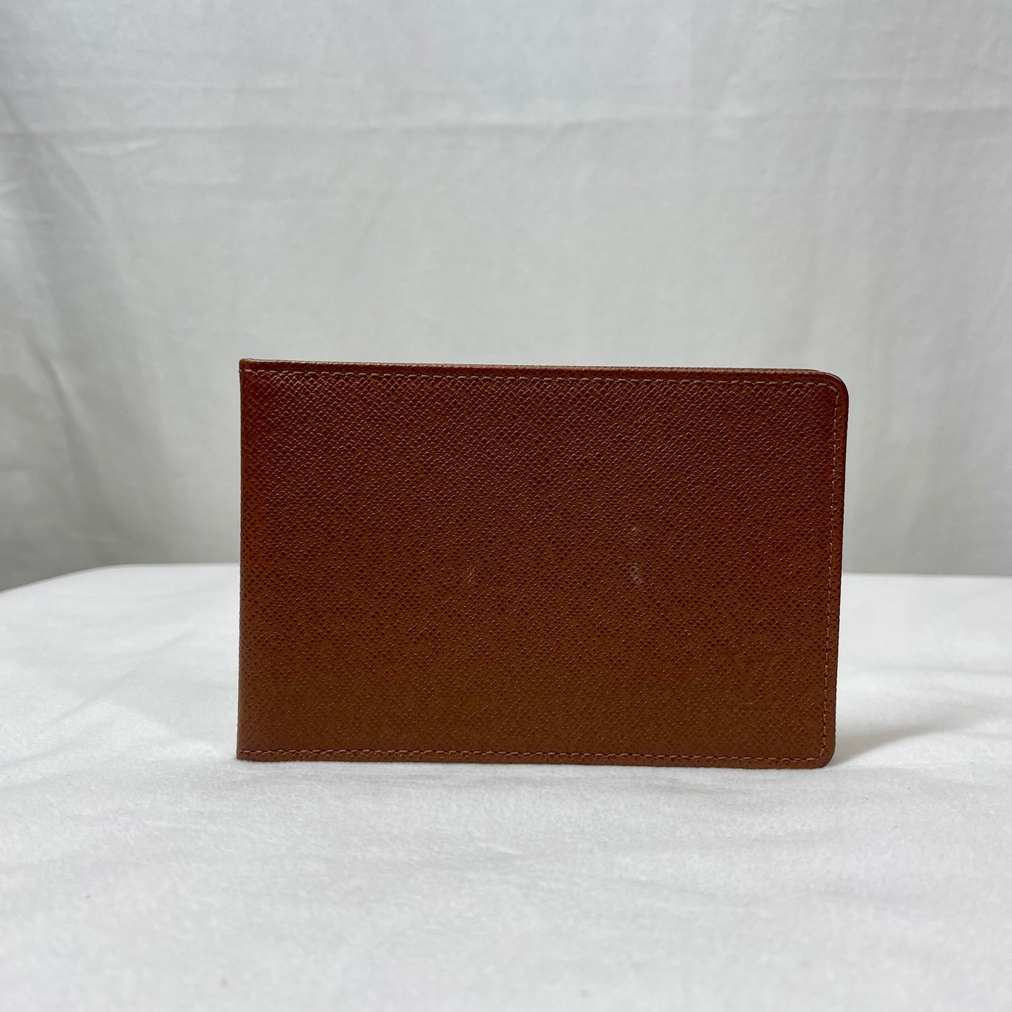 LOUIS VUITTON Brown Taiga Men's Wallet Set TS3695