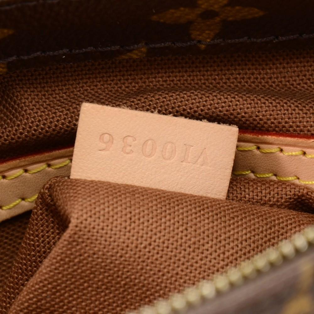 Louis Vuitto Cabas Piano Monogram Canvas Shoulder Bag