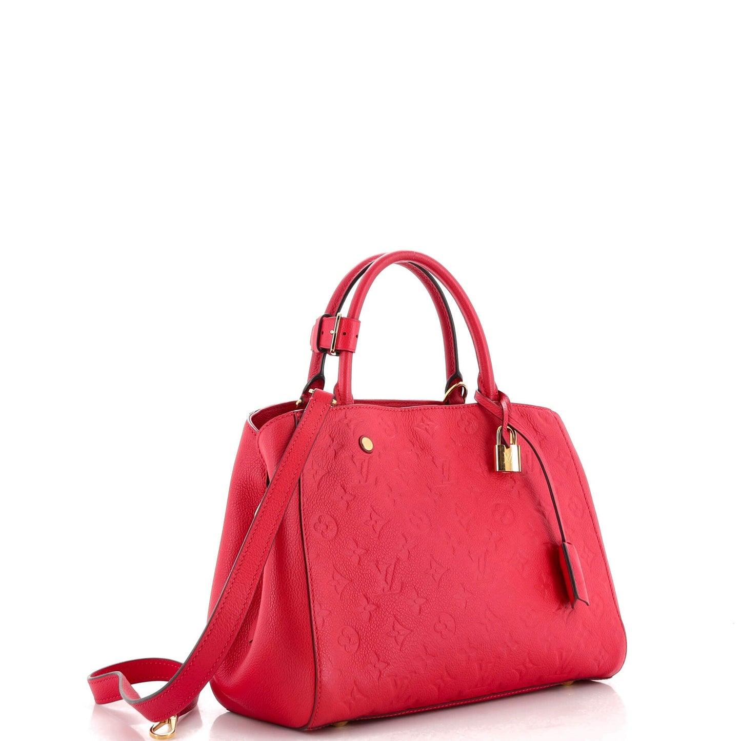 Louis Vuitton Montaigne Handbag Monogram Empreinte Leather MM