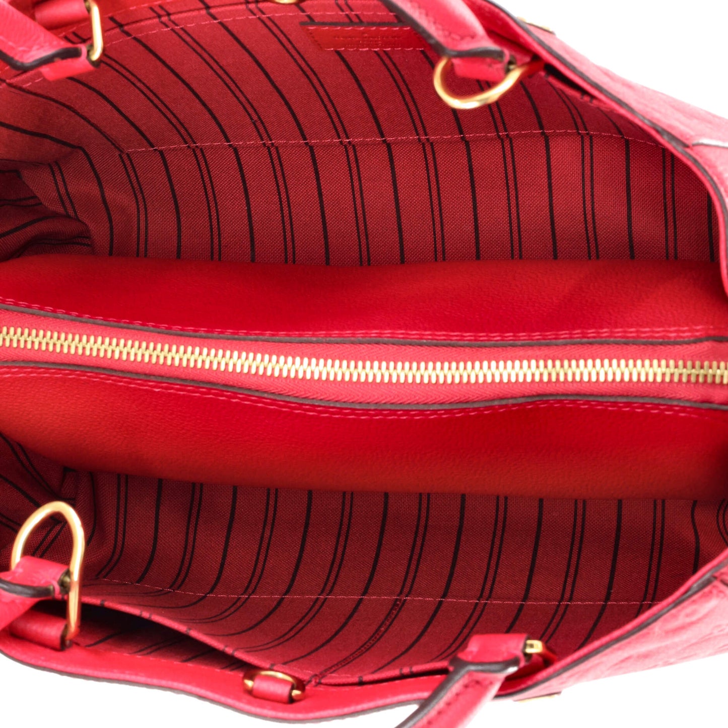 Louis Vuitton Montaigne Handbag Monogram Empreinte Leather MM
