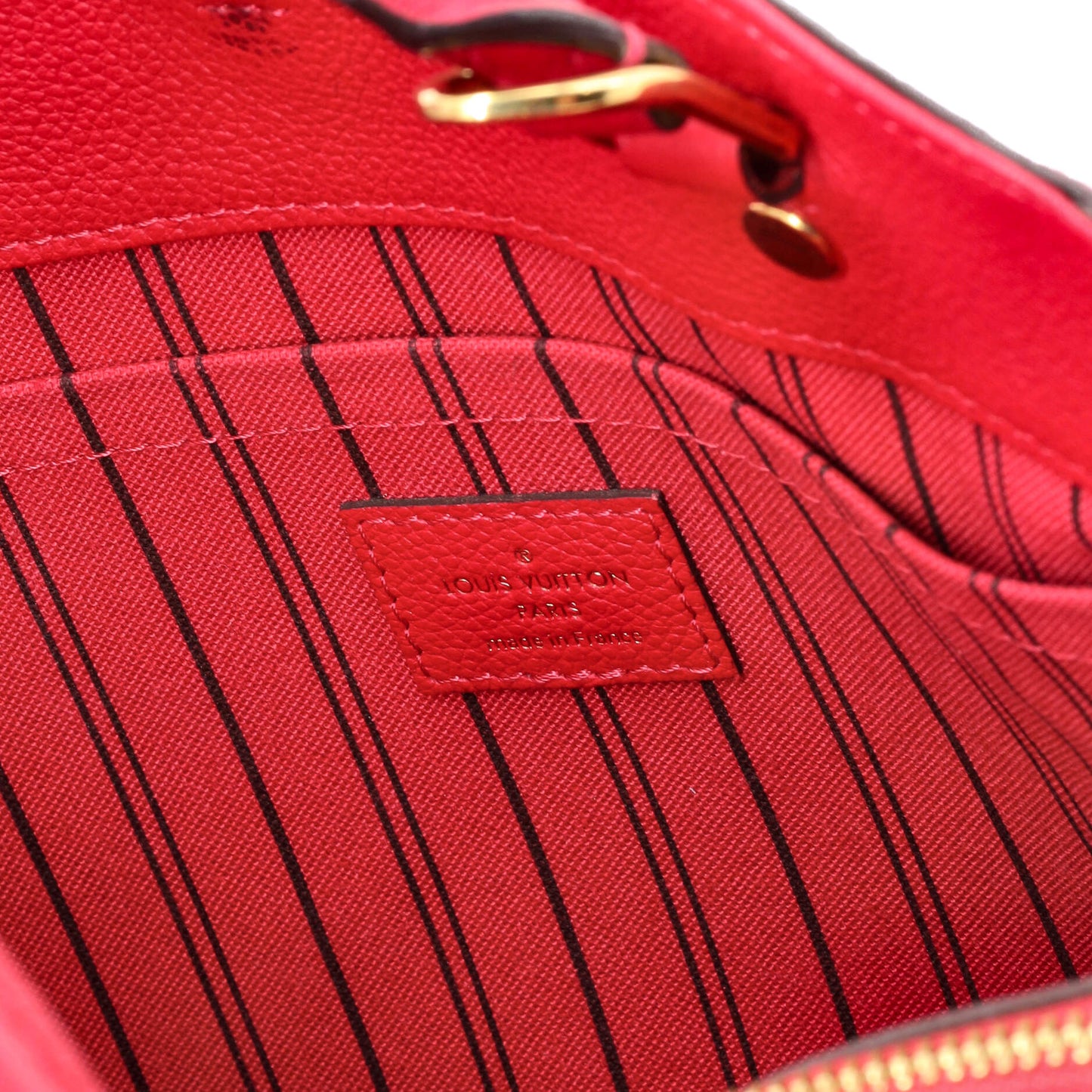 Louis Vuitton Montaigne Handbag Monogram Empreinte Leather MM