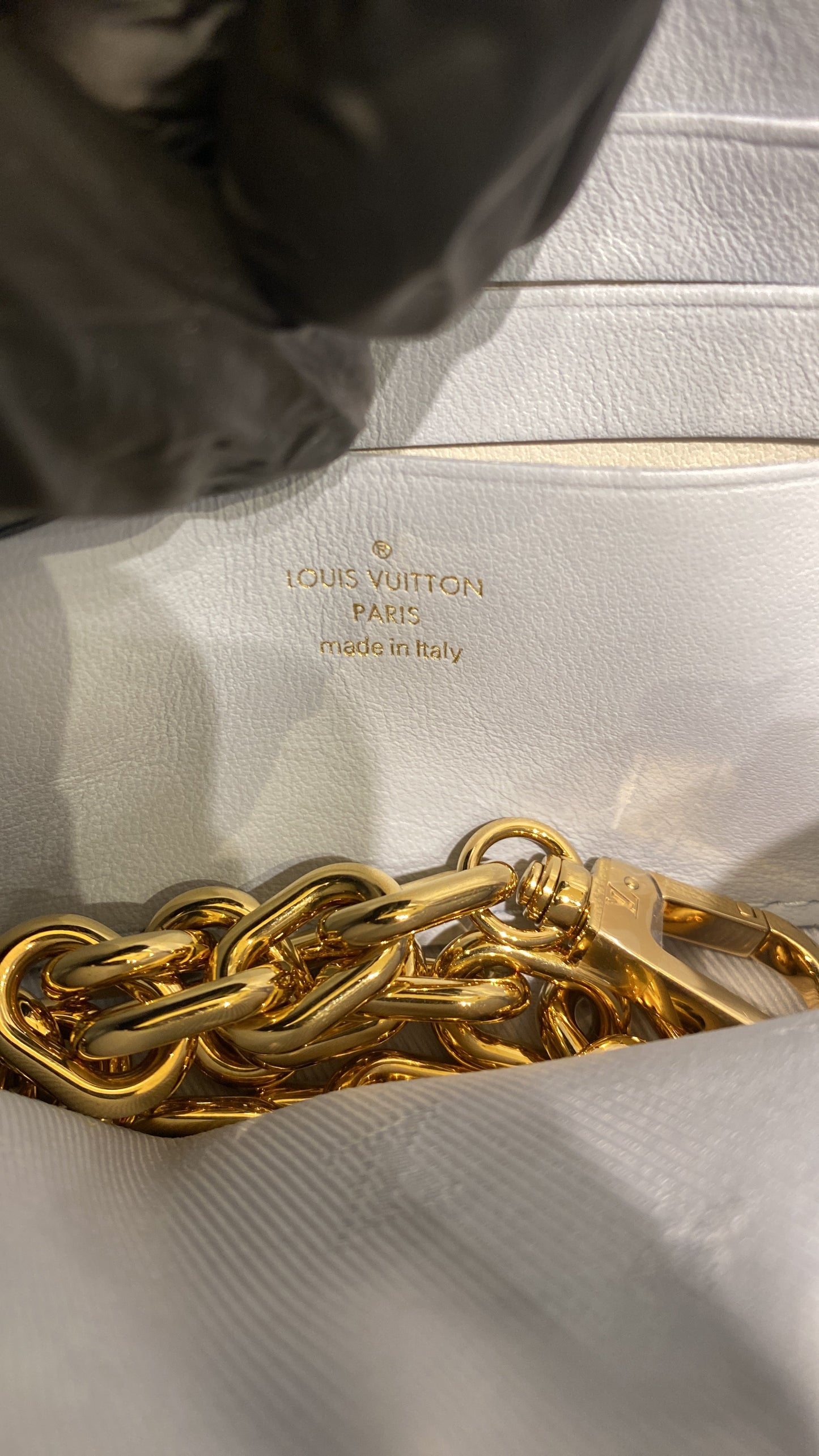 Louis Vuitton Wallet on Strap Bubblegram Leather