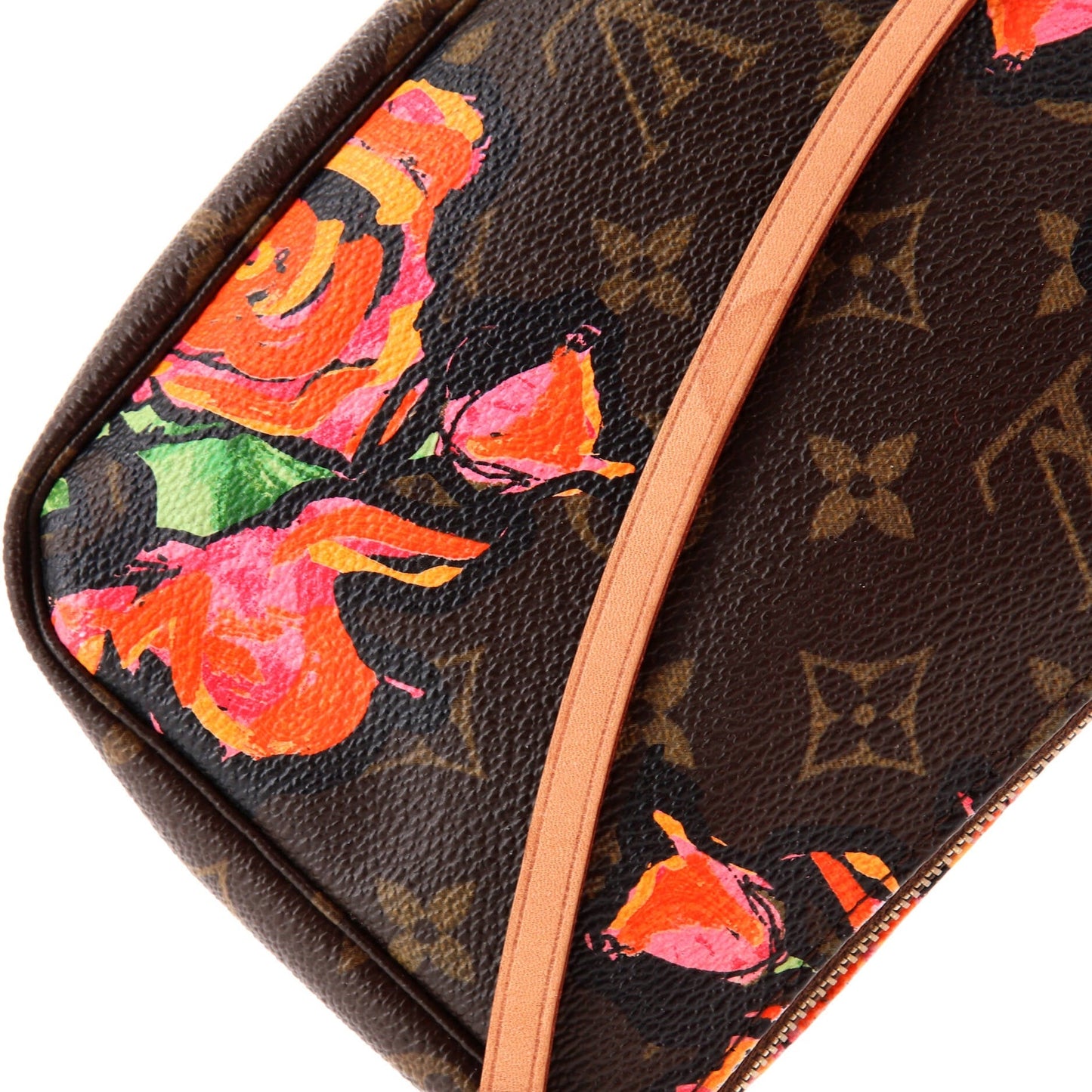 Louis Vuitton Pochette Accessoires Limited Edition Monogram Roses