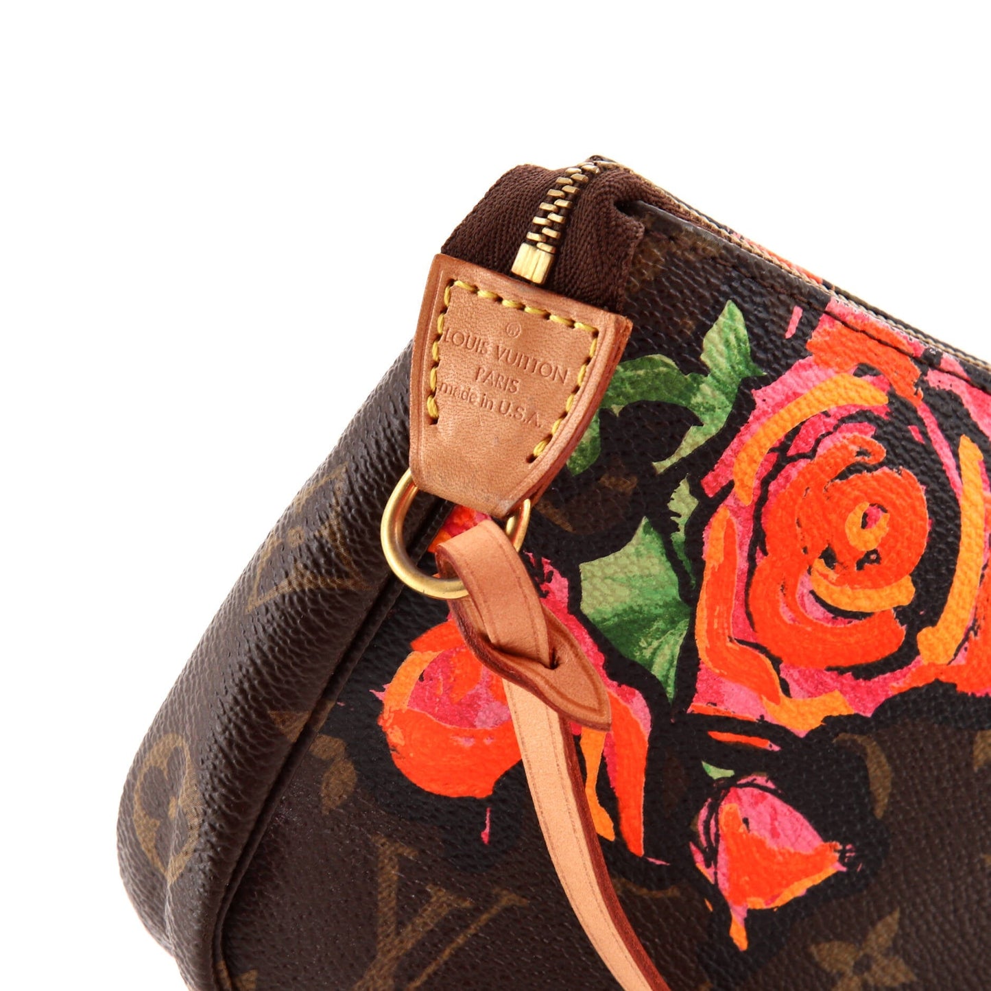 Louis Vuitton Pochette Accessoires Limited Edition Monogram Roses