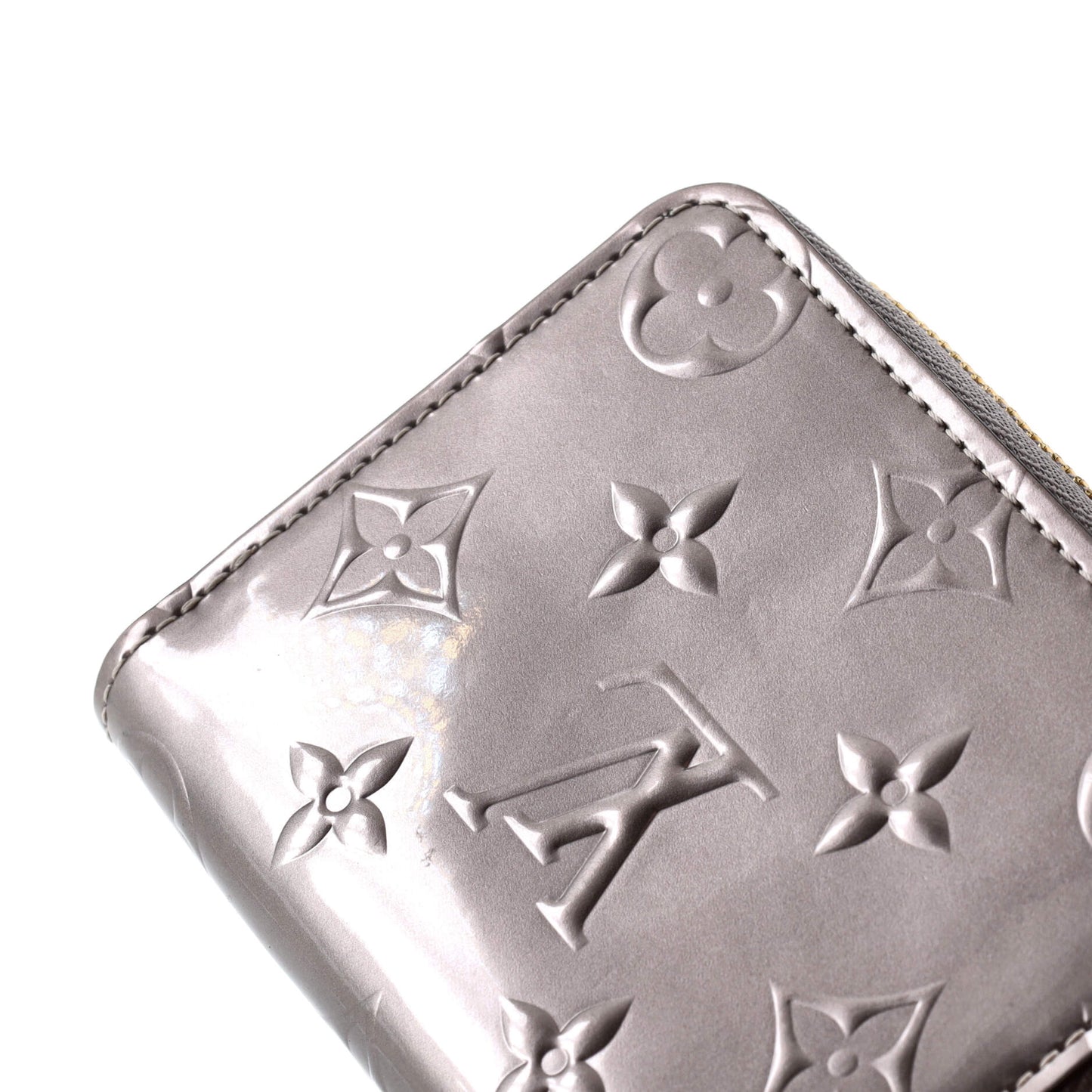 Louis Vuitton Zippy Coin Purse Metallic Monogram Vernis