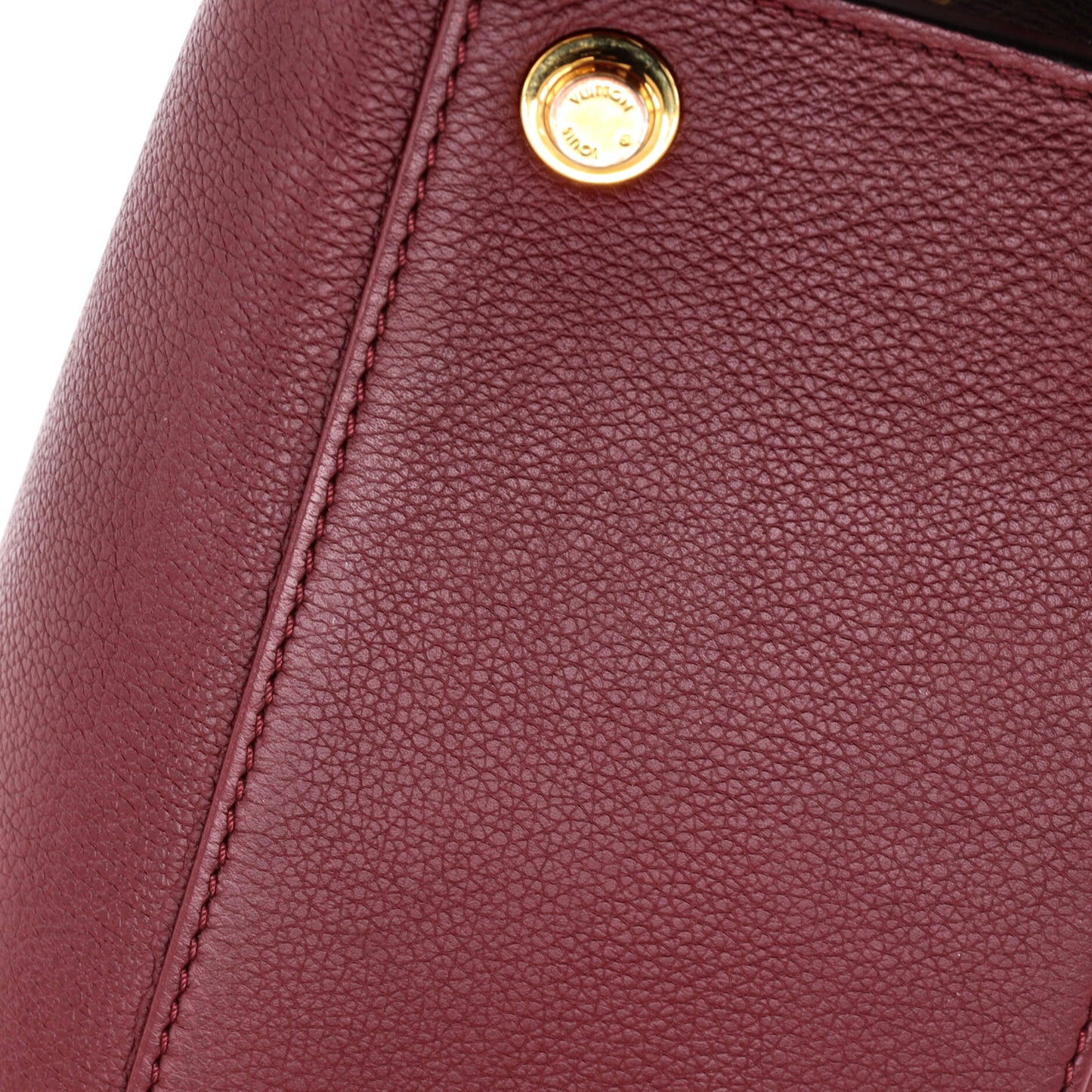 Louis Vuitton On My Side Tote Monogram Tuffetage Leather MM