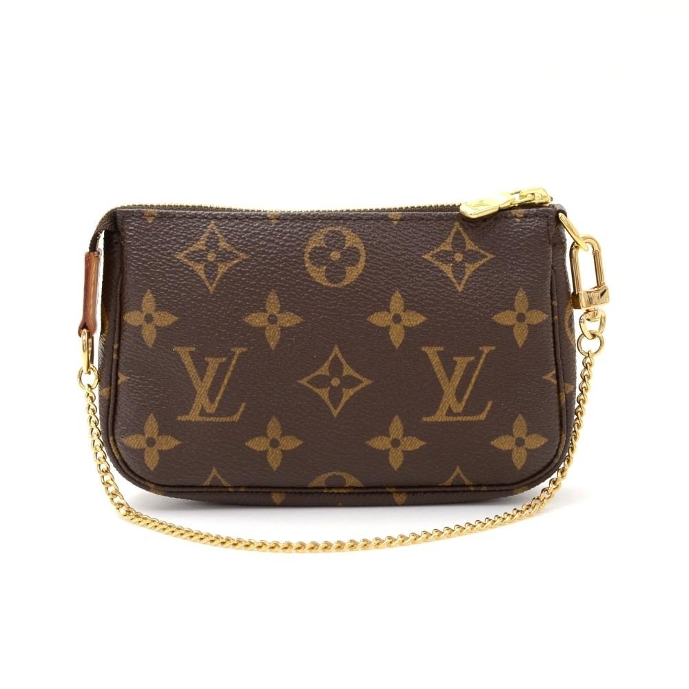 Louis Vuitto Mini Pochette Accessoires Monogram Canvas Evening Bag