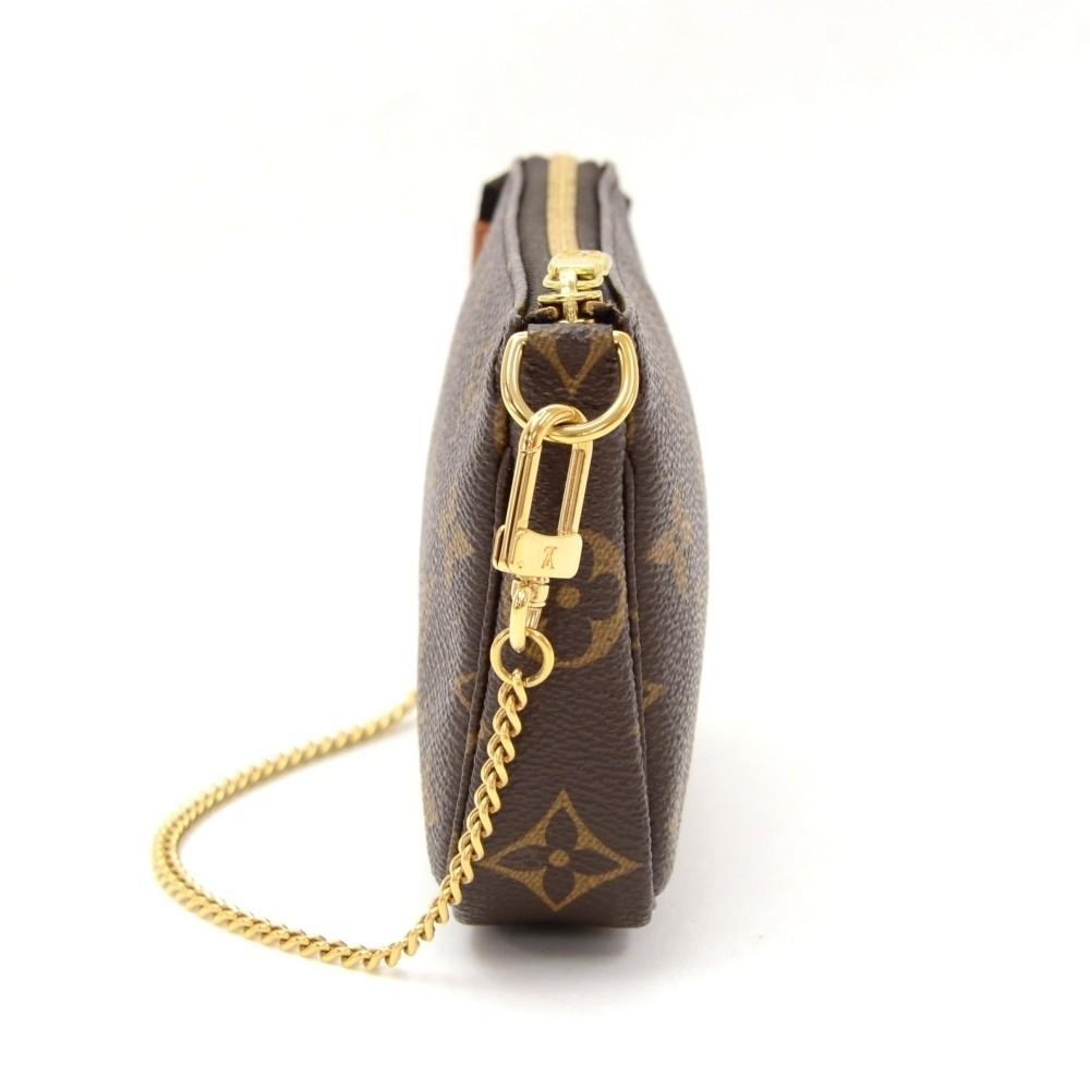 Louis Vuitto Mini Pochette Accessoires Monogram Canvas Evening Bag