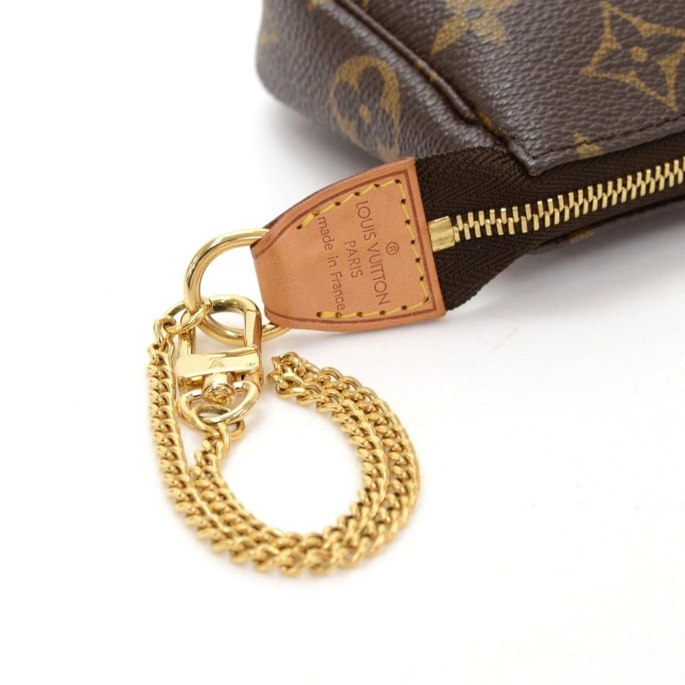 Louis Vuitto Mini Pochette Accessoires Monogram Canvas Evening Bag