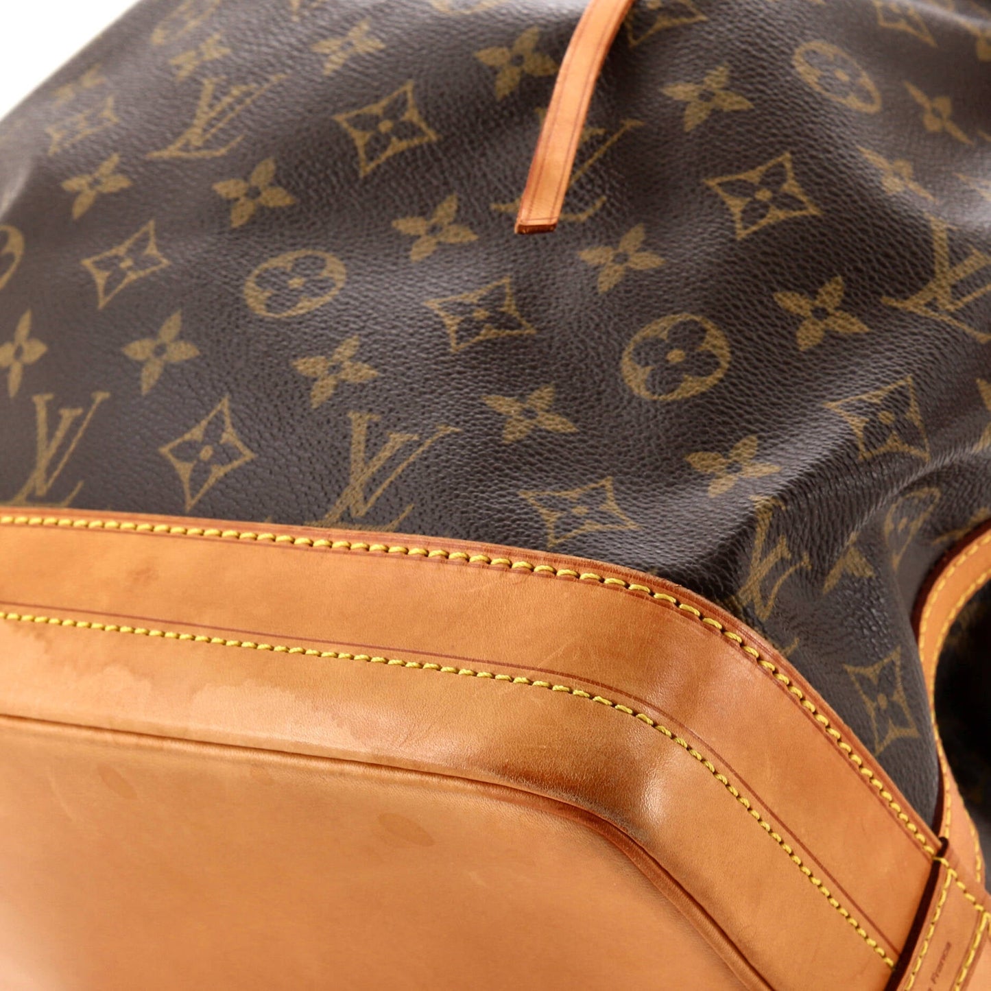 Louis Vuitton Noe Handbag Monogram Canvas Large