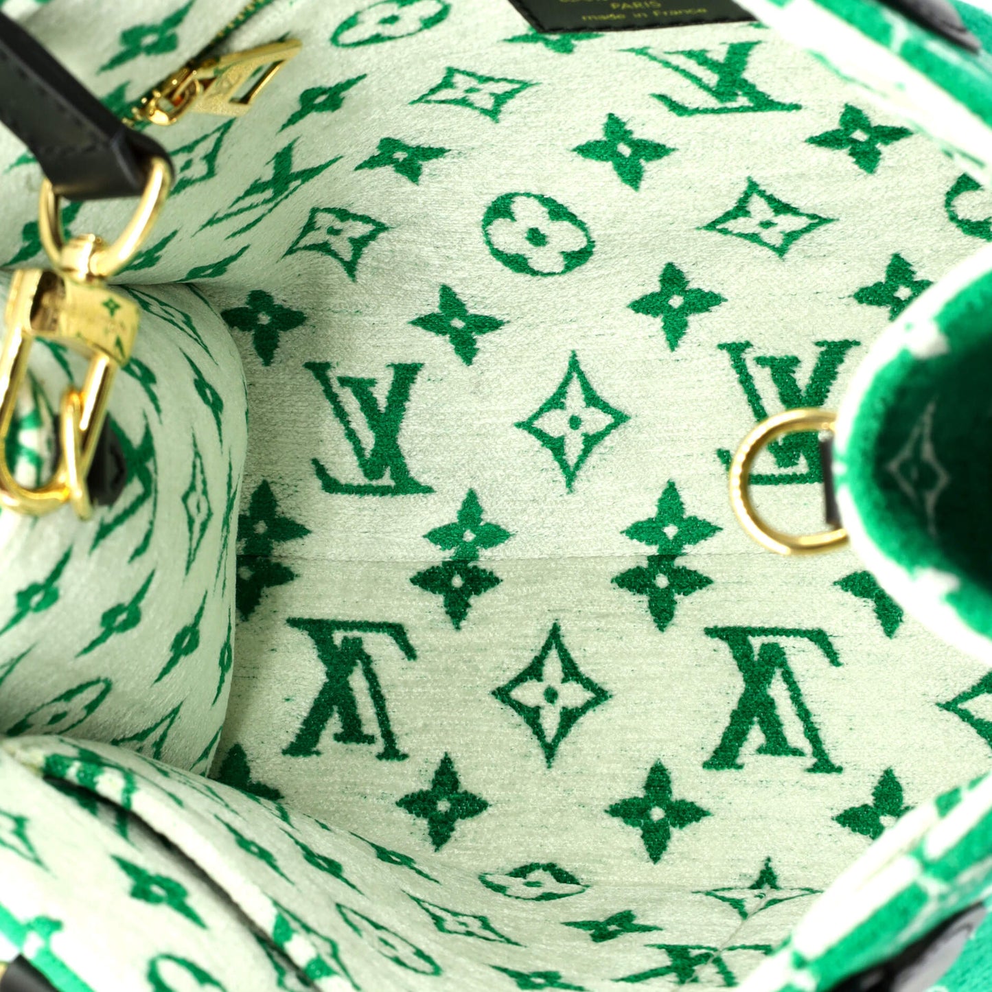 Louis Vuitton OnTheGo Tote LV Match Monogram Jacquard Velvet PM