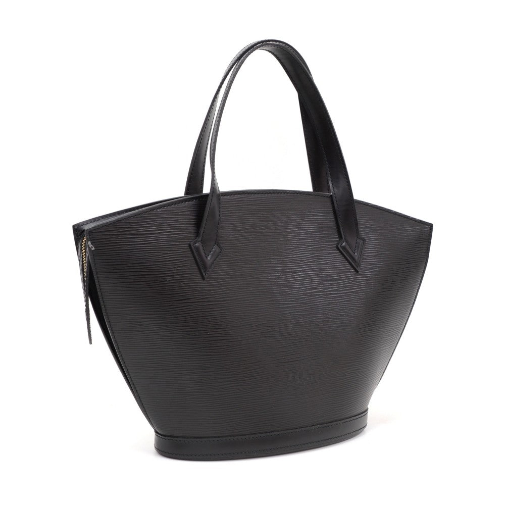 Louis Vuitto Saint Jacques Black PM Epi Leather Handbag