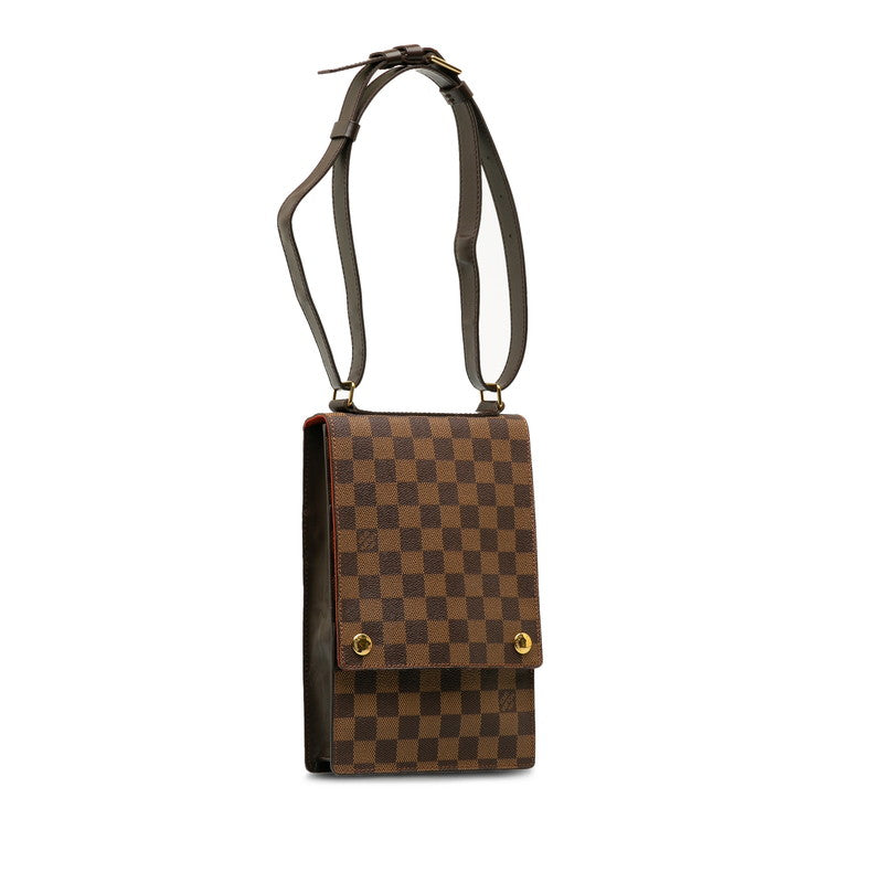 Louis Vuitton Louis Vuitton Damière Evene N45271 Shoulder Bag PVC/Leather Brown