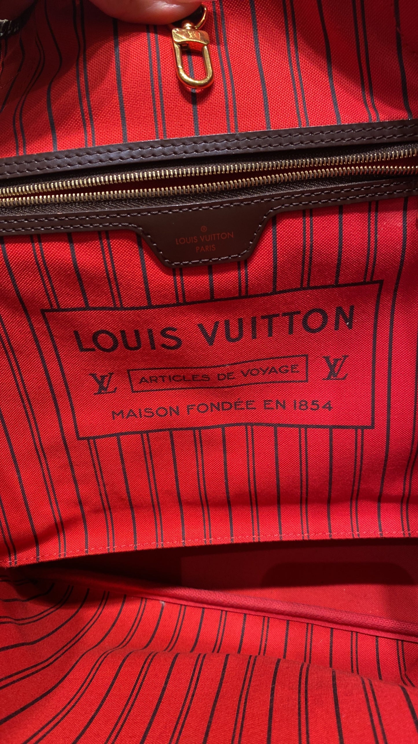 Louis Vuitton Neverfull NM Tote Damier MM