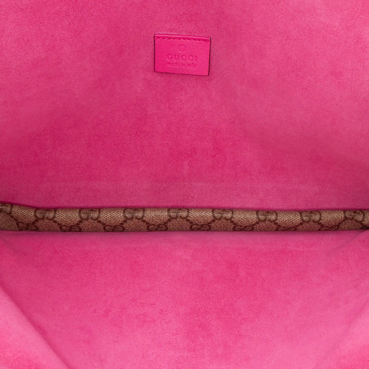 GLM-- Dionysus Clutch Beige GG Supreme Canvas