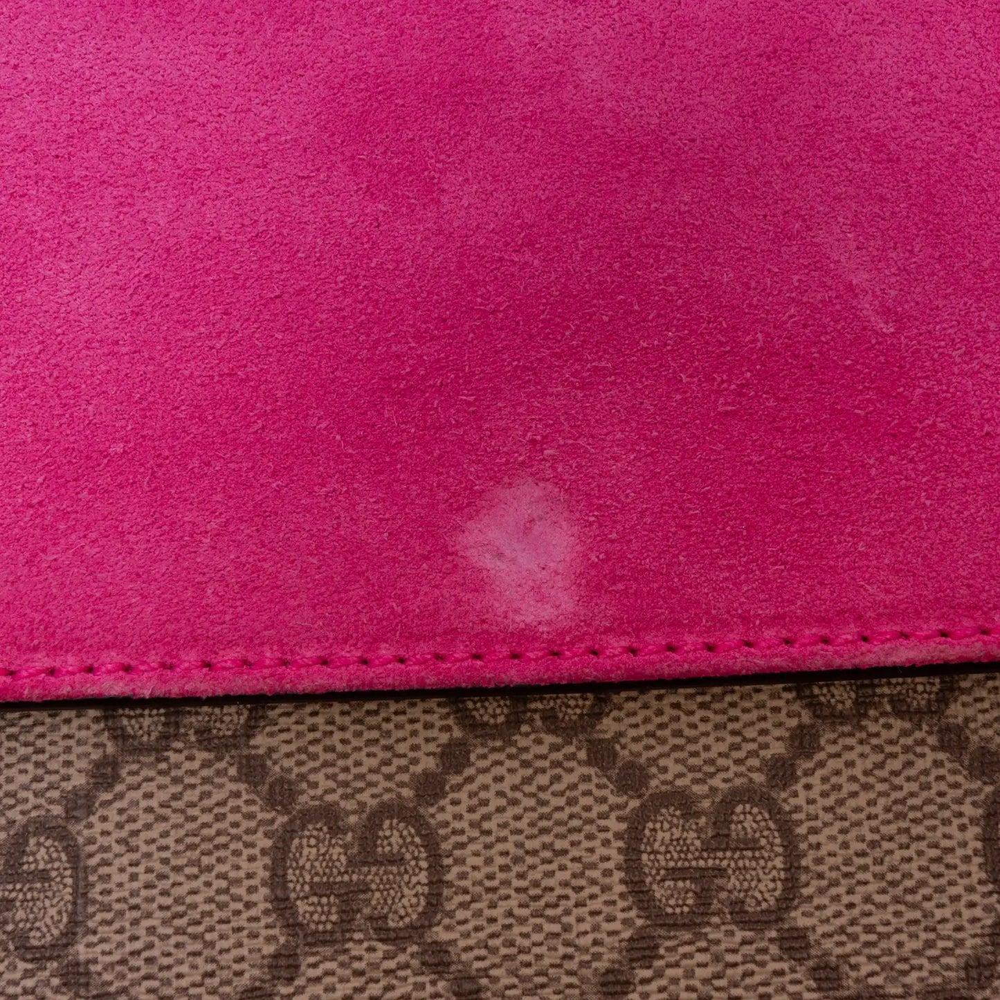 GLM-- Dionysus Clutch Beige GG Supreme Canvas