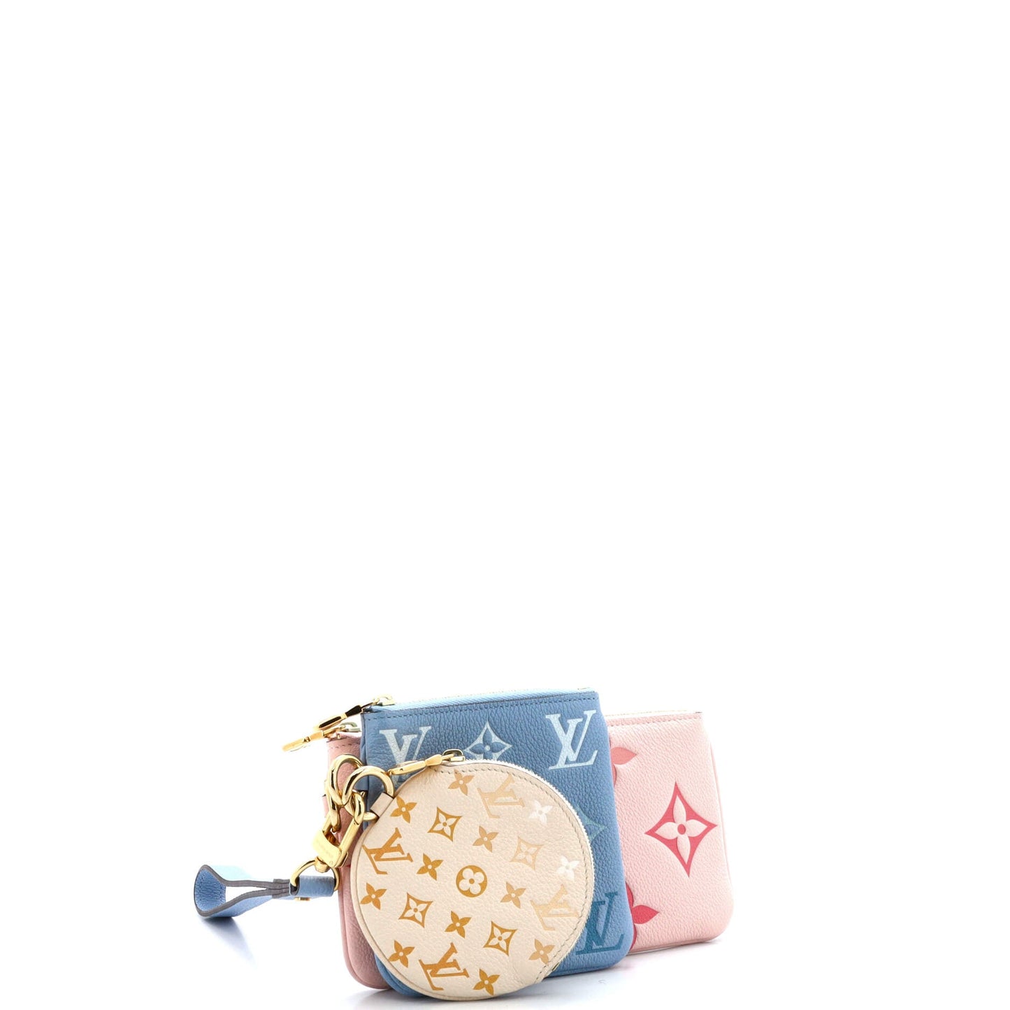 Louis Vuitton Trio Pouch Set By The Pool Monogram Empreinte Giant