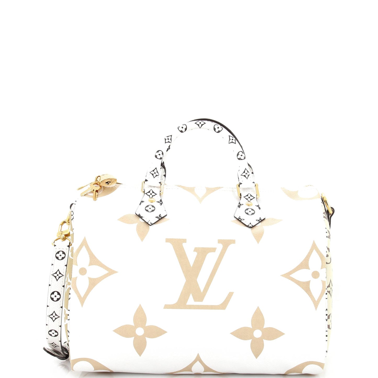 Louis Vuitton Speedy Bandouliere Bag Limited Edition Colored Monogram Giant 30