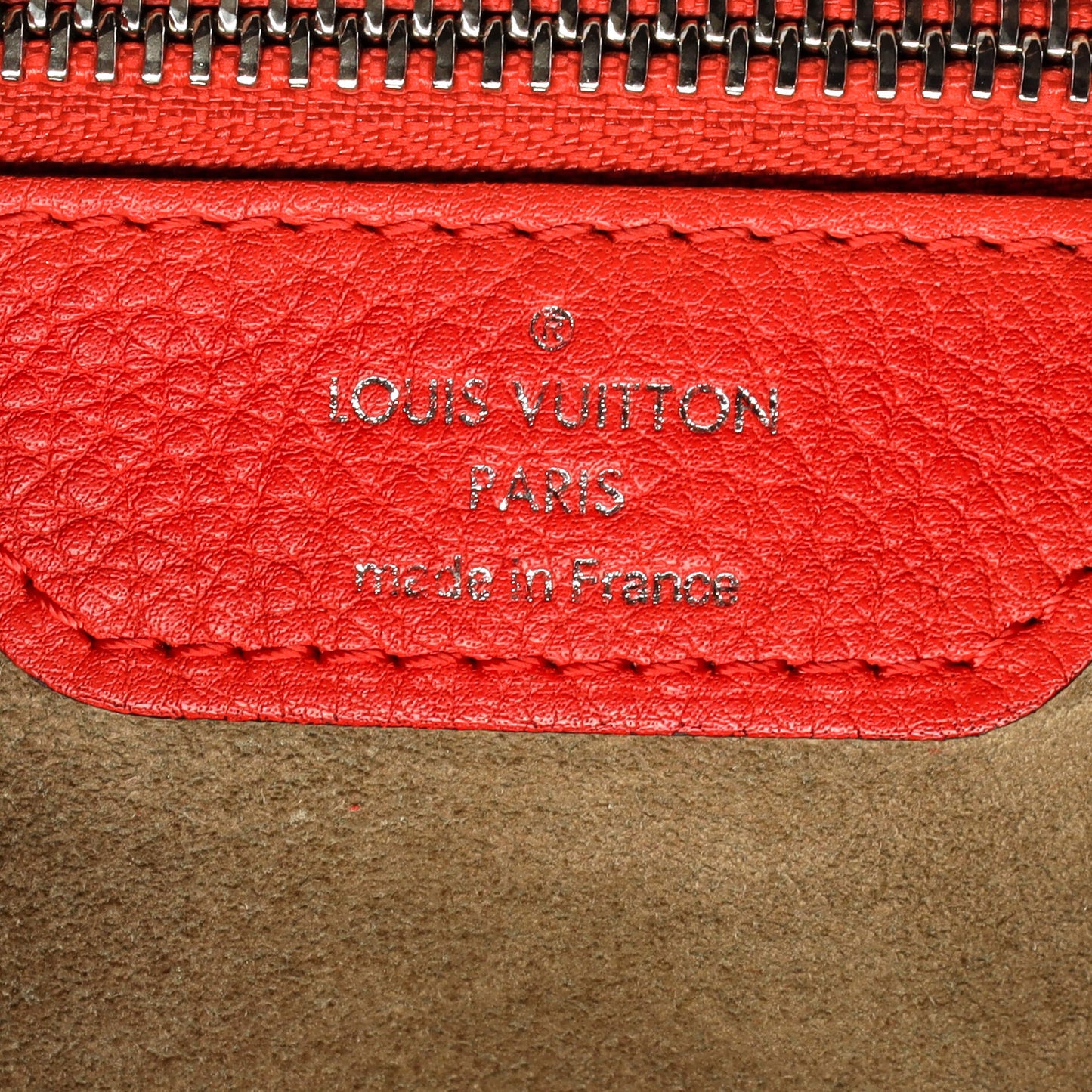 Louis Vuitton Selene Handbag Mahina Leather MM