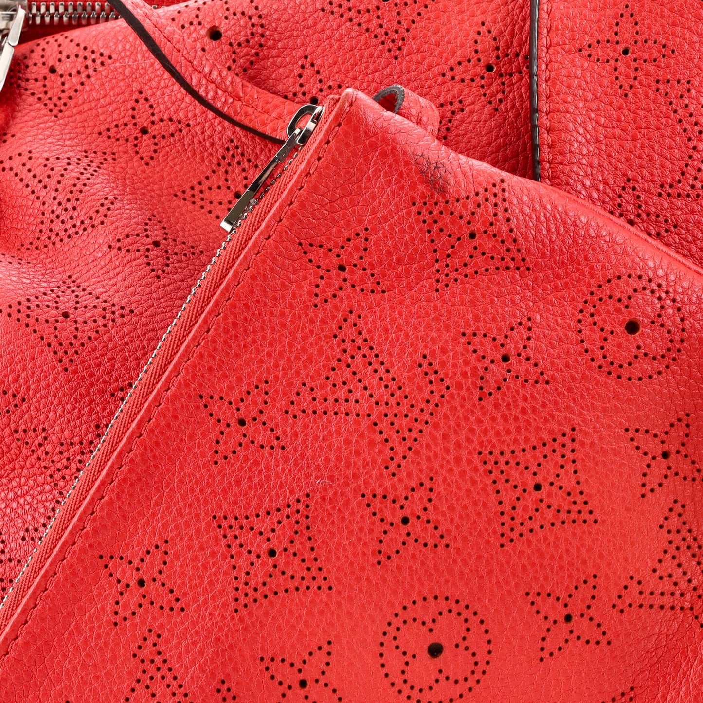 Louis Vuitton Selene Handbag Mahina Leather MM