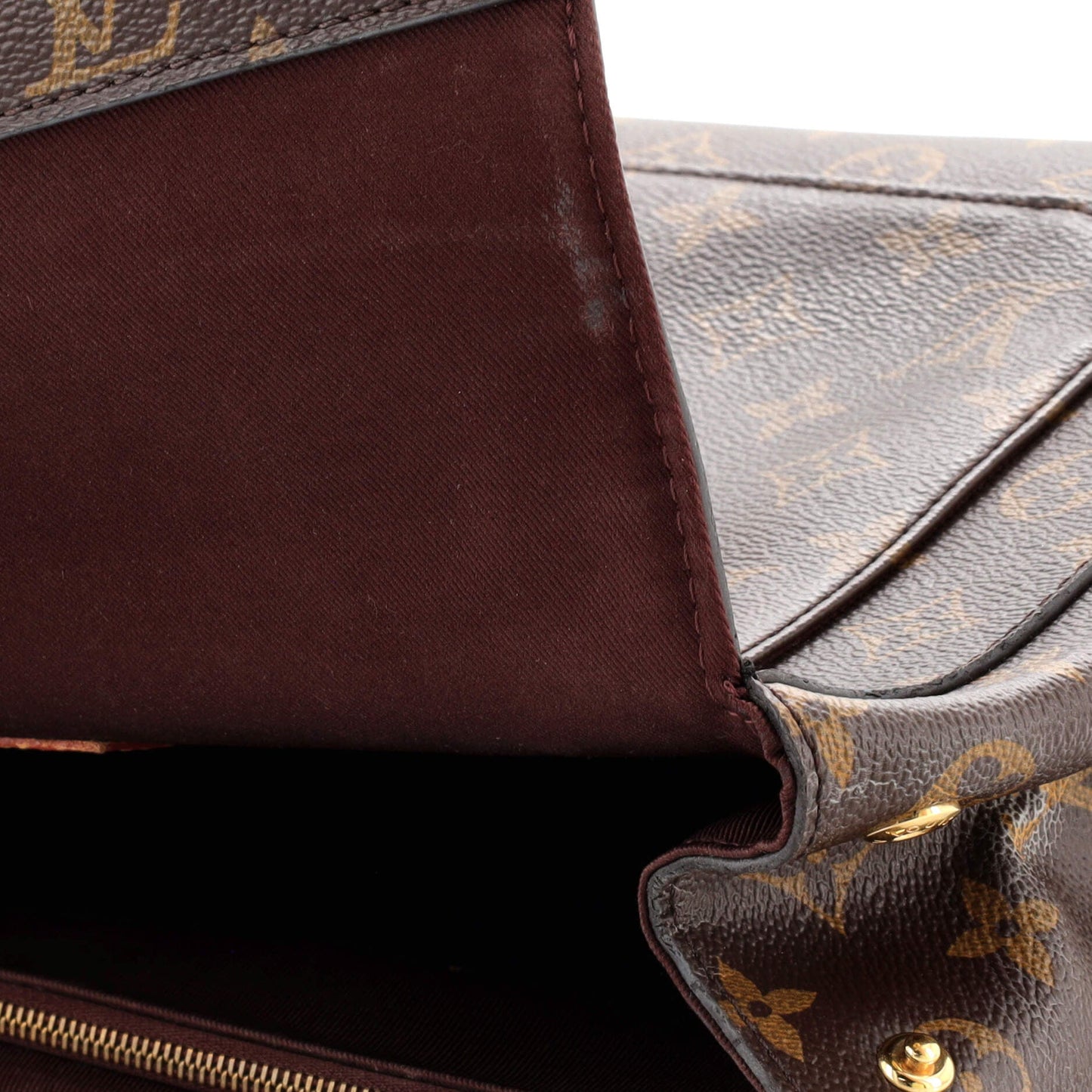 Louis Vuitton Cluny Top Handle Bag Monogram Canvas MM