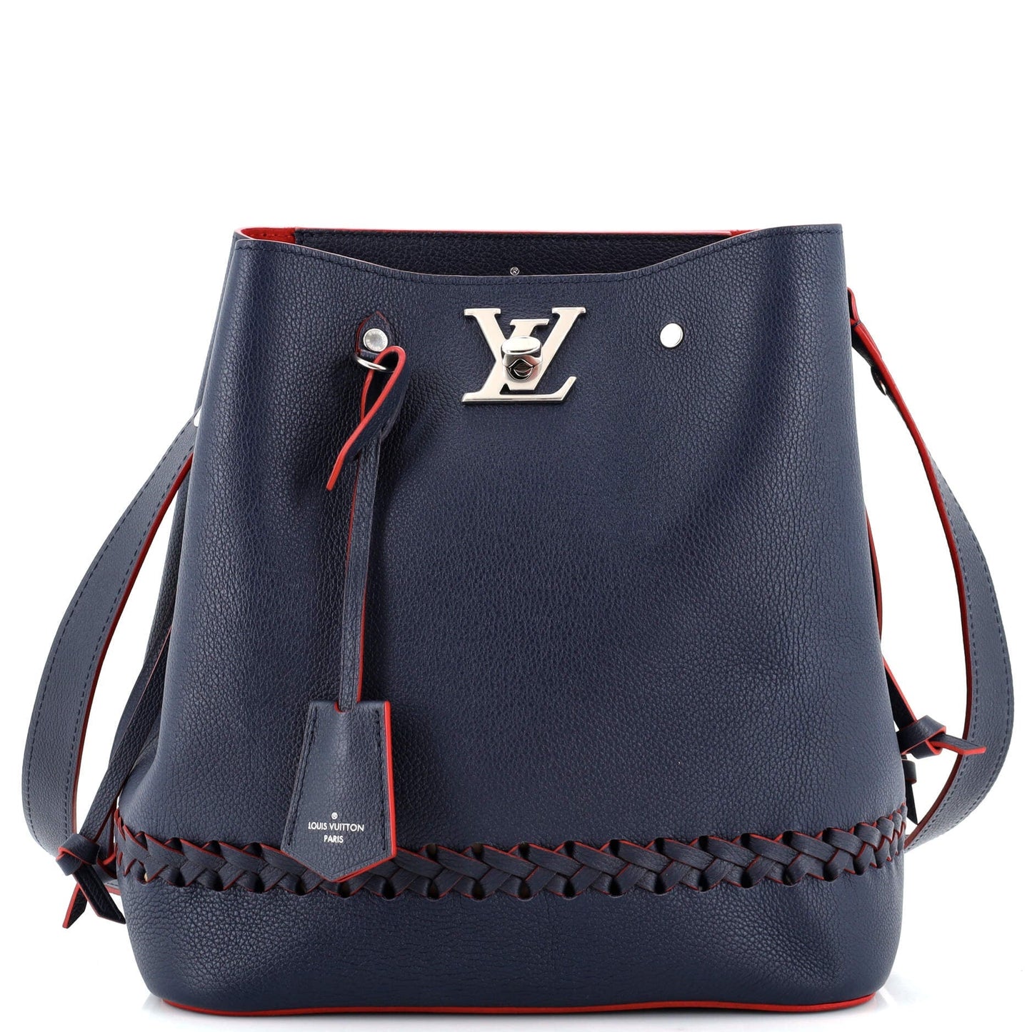 Louis Vuitton Lockme Bucket Bag Braided Leather
