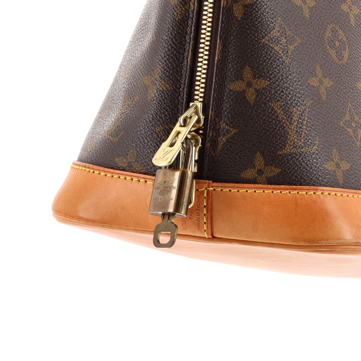 Louis Vuitton Vintage Alma Handbag Monogram Canvas PM