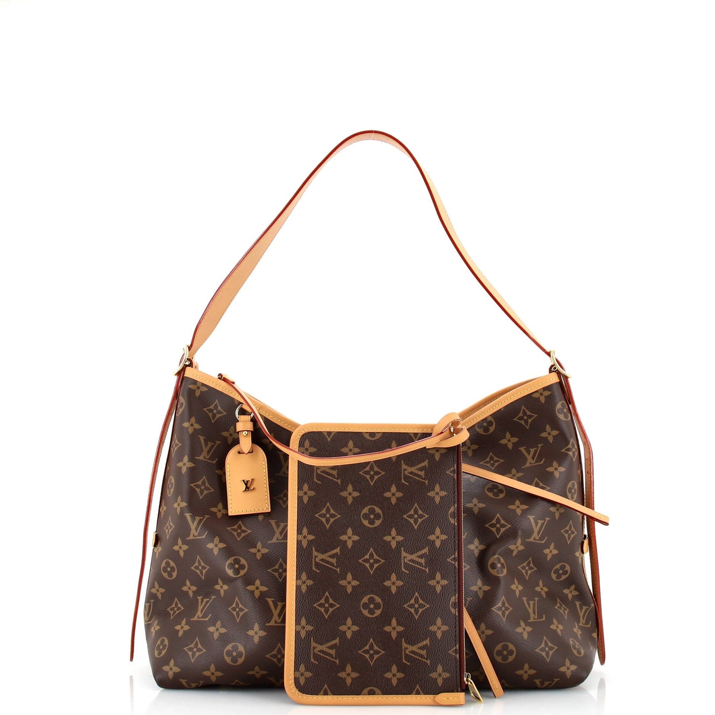 Louis Vuitton CarryAll Hobo Monogram Canvas MM