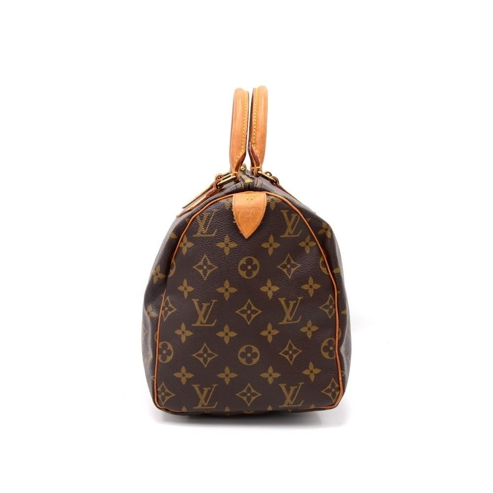 Louis Vuitto Speedy 30 Monogram Canvas Handbag