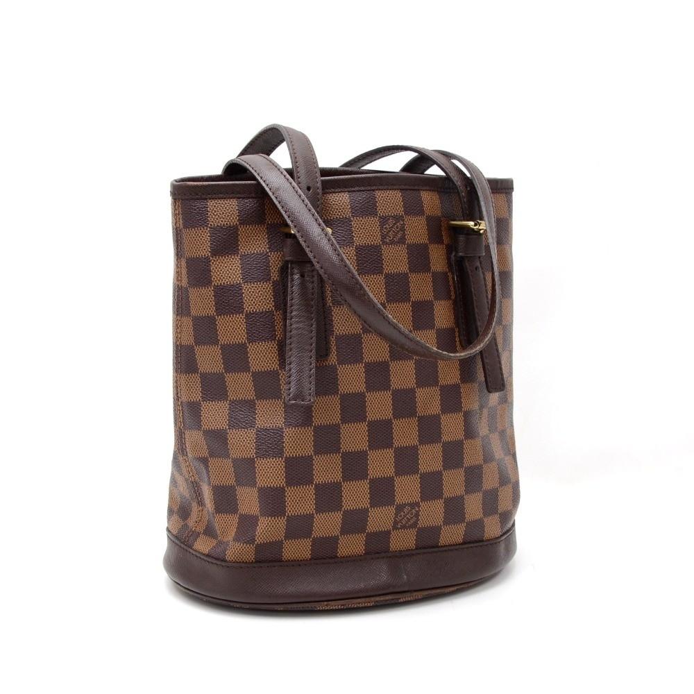 Louis Vuitto Marais Damier EbÃ¨ne Canvas Shoulder Bag