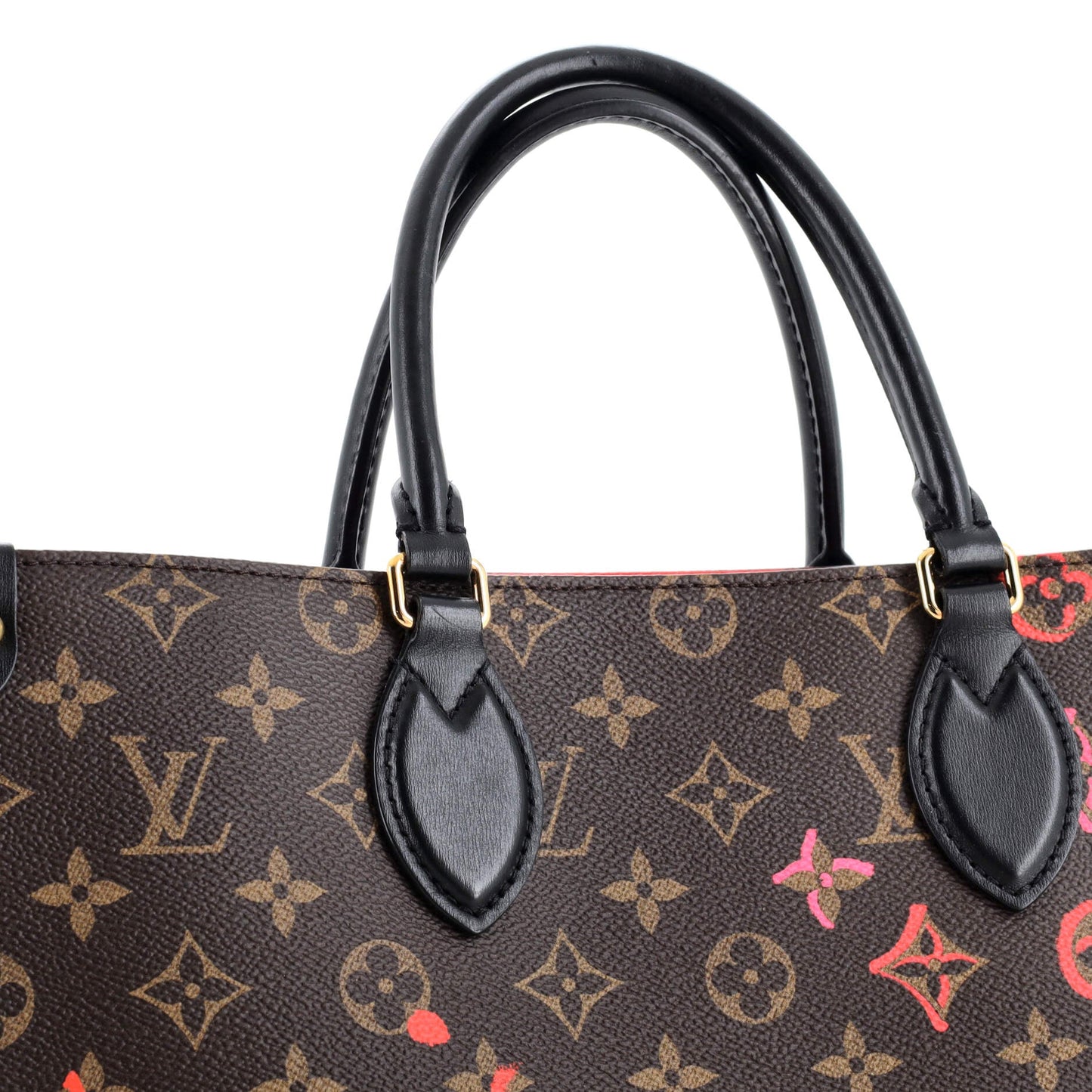 Louis Vuitton OnTheGo Tote Limited Edition Fall in Love Monogram Canvas MM