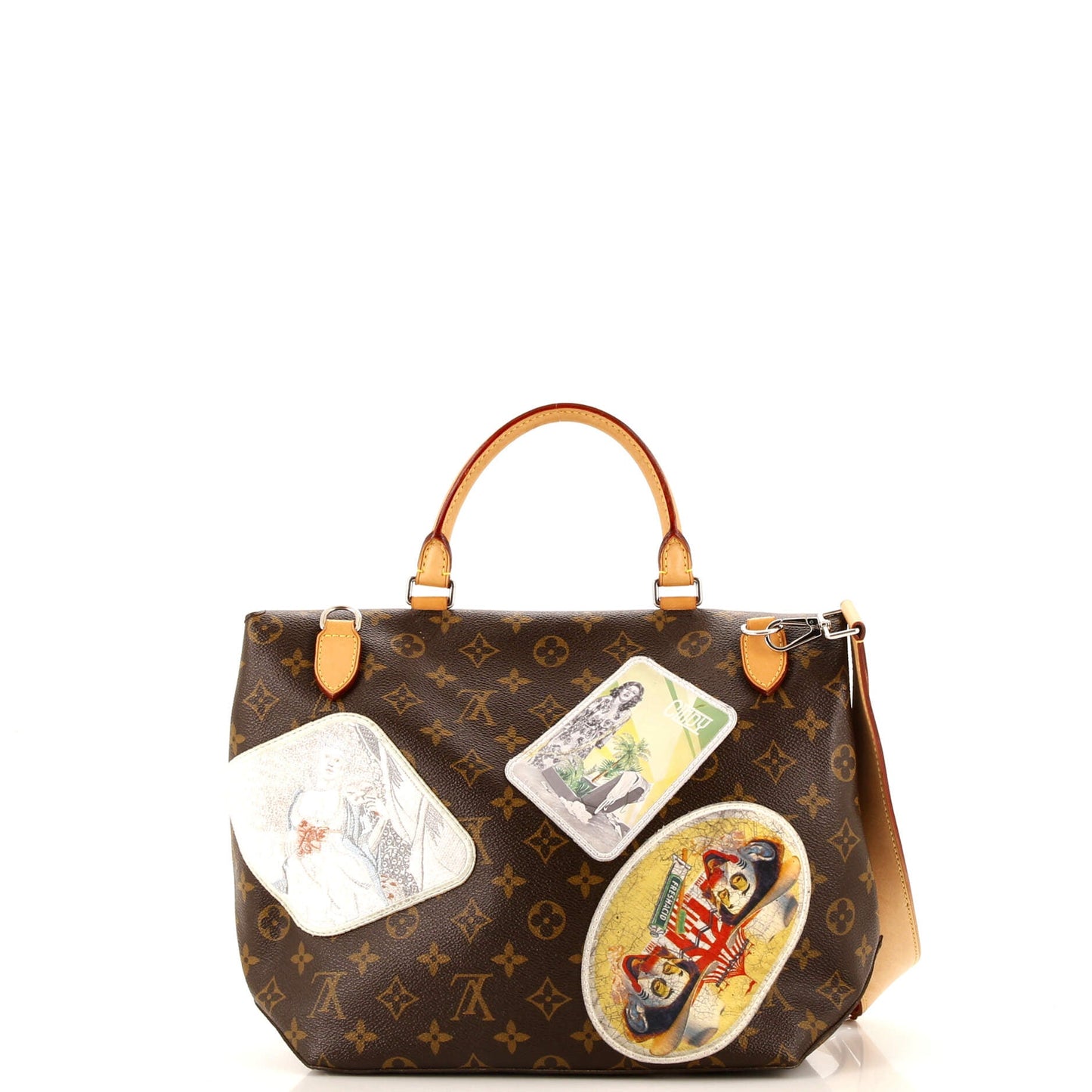 Louis Vuitton Cindy Sherman Camera Messenger Bag Patch Embellished Monogram Canvas