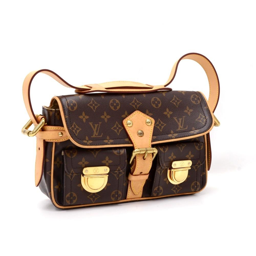 Louis Vuitto Hudson Monogram Canvas Handbag