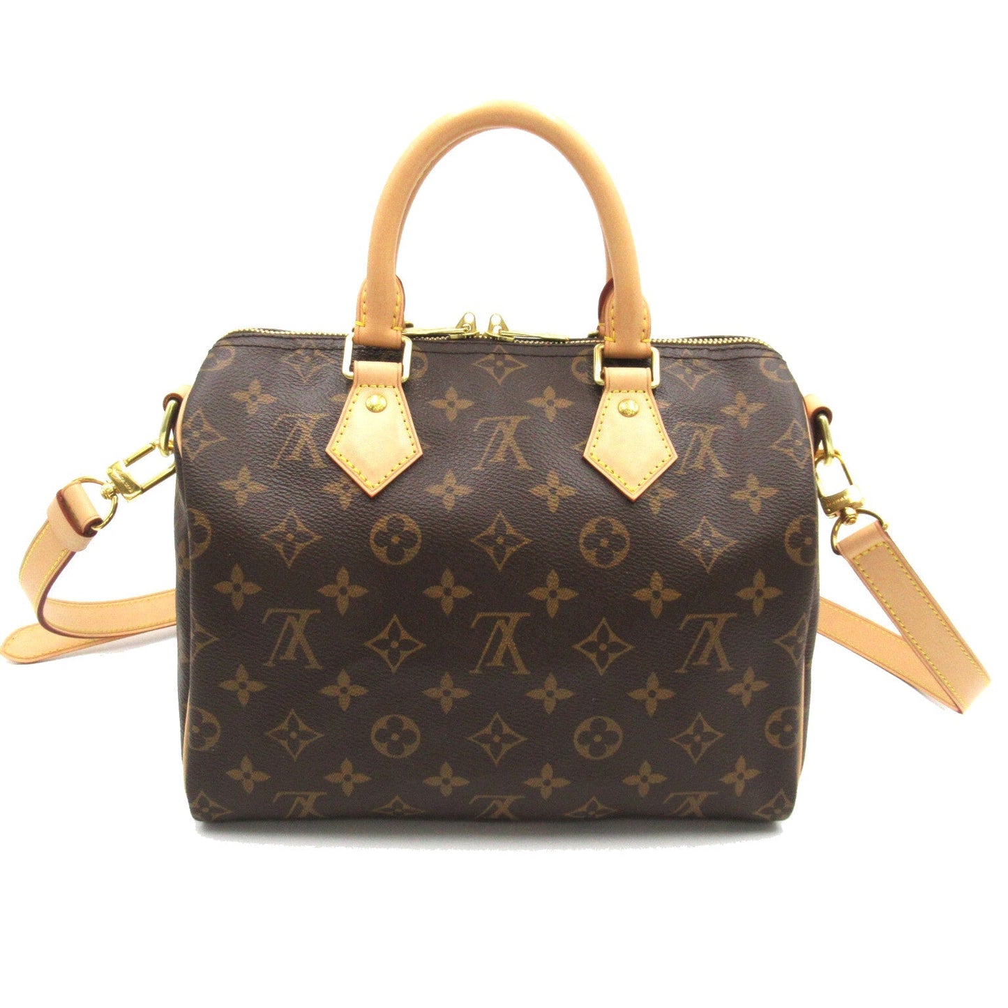 Louis Vuitton Speedy Bandouliere 25 2w Shoulder Bag PVC Coated Canvas Monogram  Brown M41113