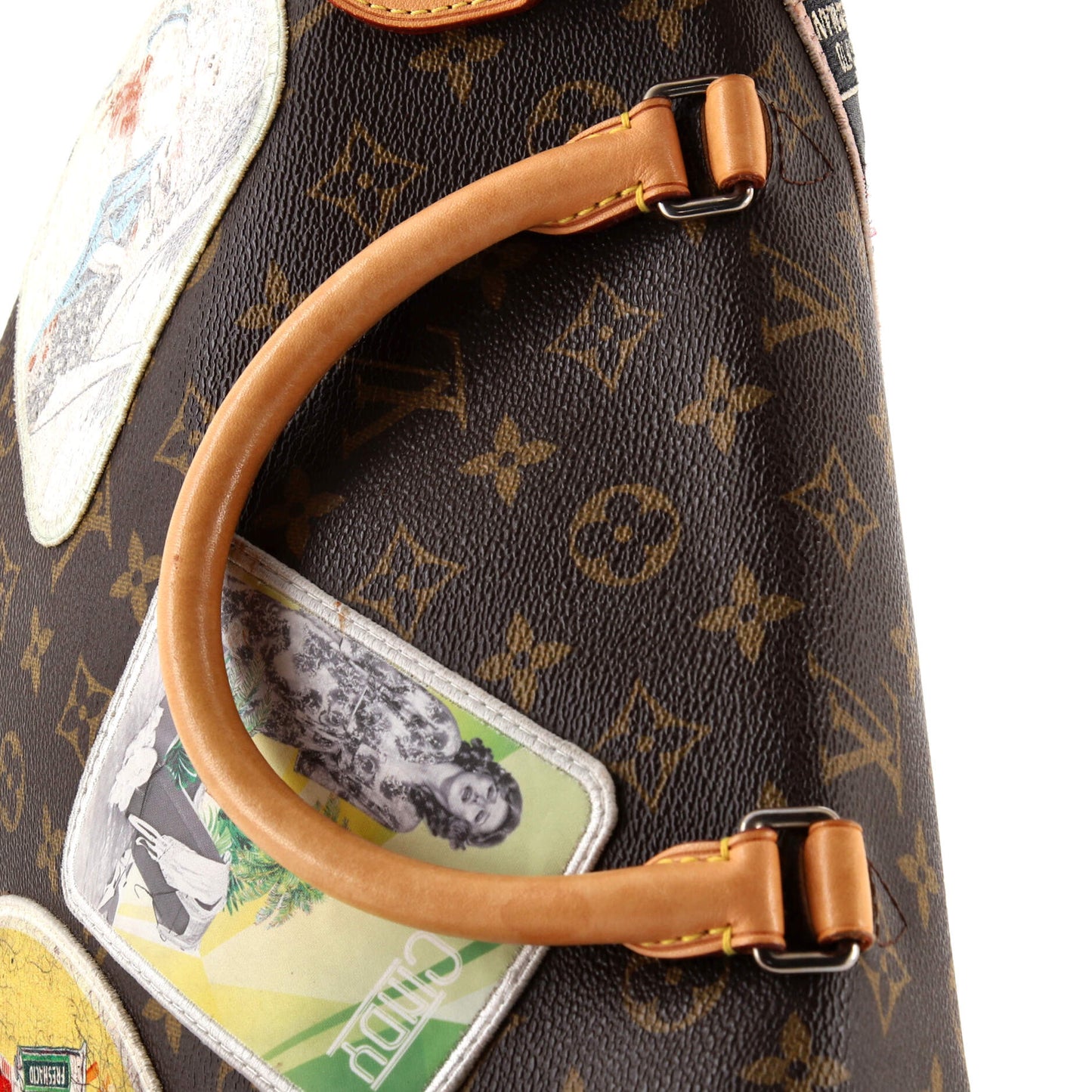 Louis Vuitton Cindy Sherman Camera Messenger Bag Patch Embellished Monogram Canvas